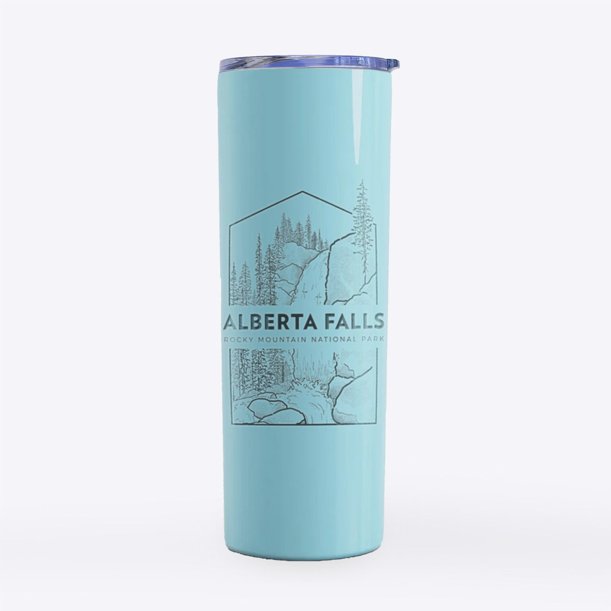 Alberta Falls - Rocky Mountain National Park - 20oz Skinny Tumbler