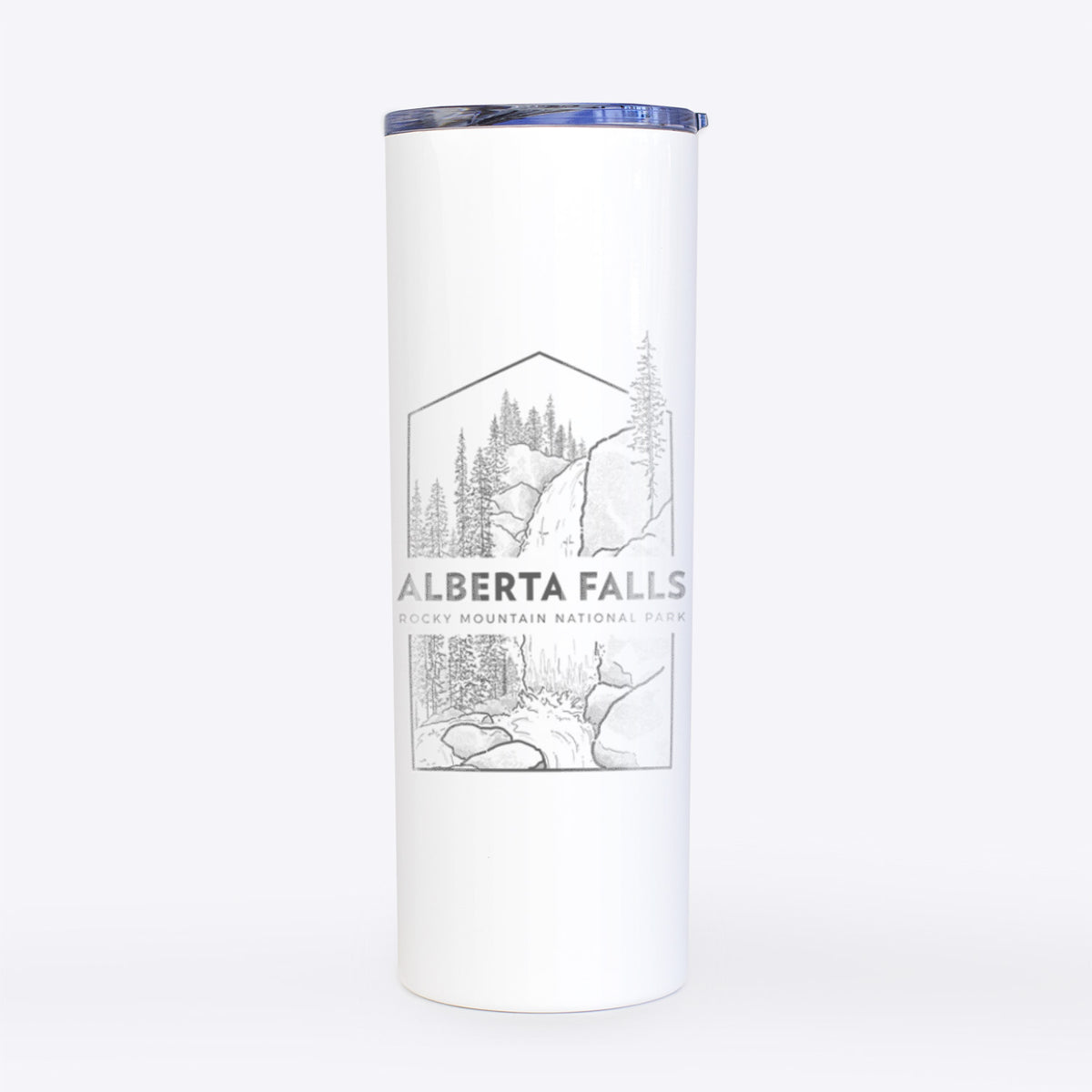 Alberta Falls - Rocky Mountain National Park - 20oz Skinny Tumbler