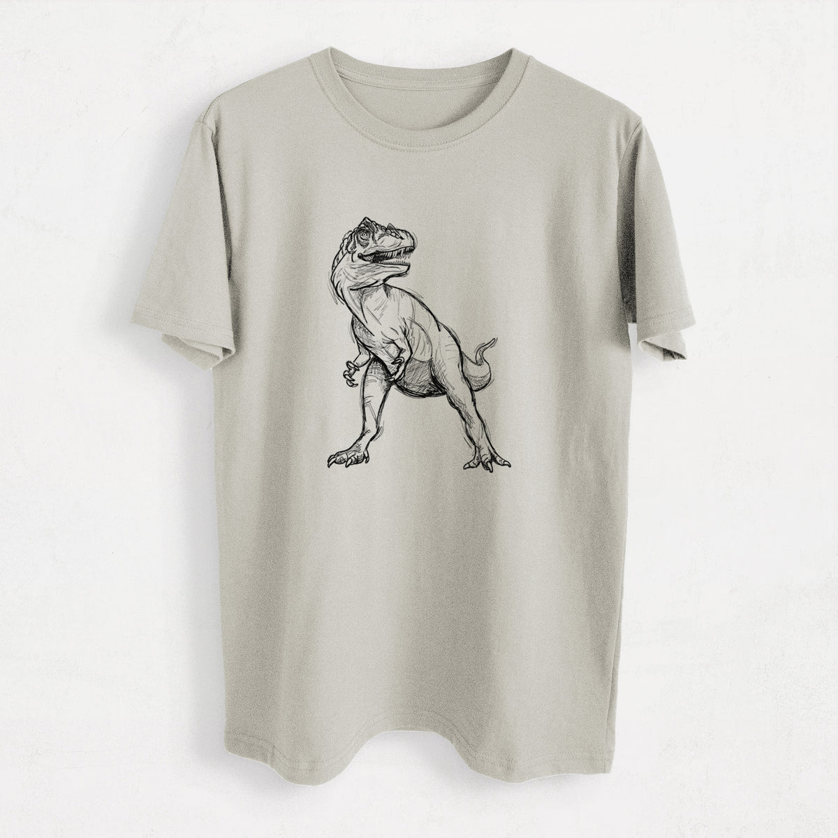 Allosaurus Fragilis - Heavyweight Men&#39;s 100% Organic Cotton Tee