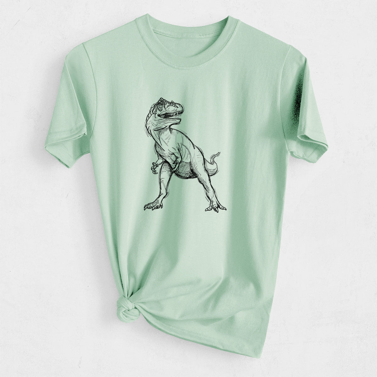 Allosaurus Fragilis - Heavyweight Men&#39;s 100% Organic Cotton Tee