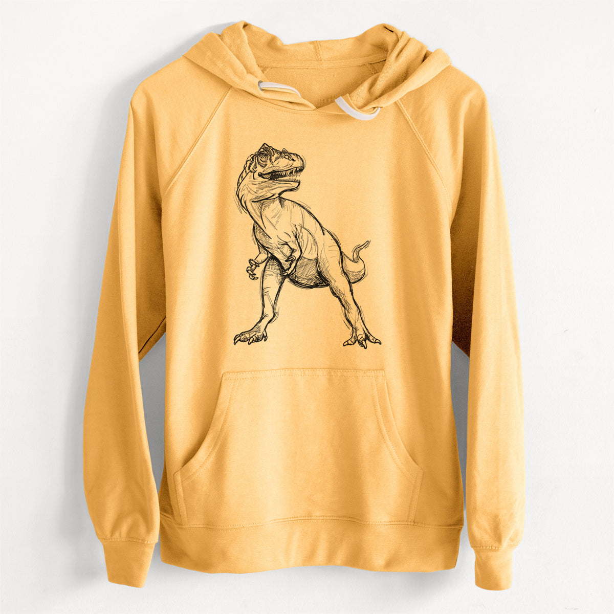 CLEARANCE - Allosaurus Fragilis  - Unisex Slim Fit Loopback Terry Hoodie