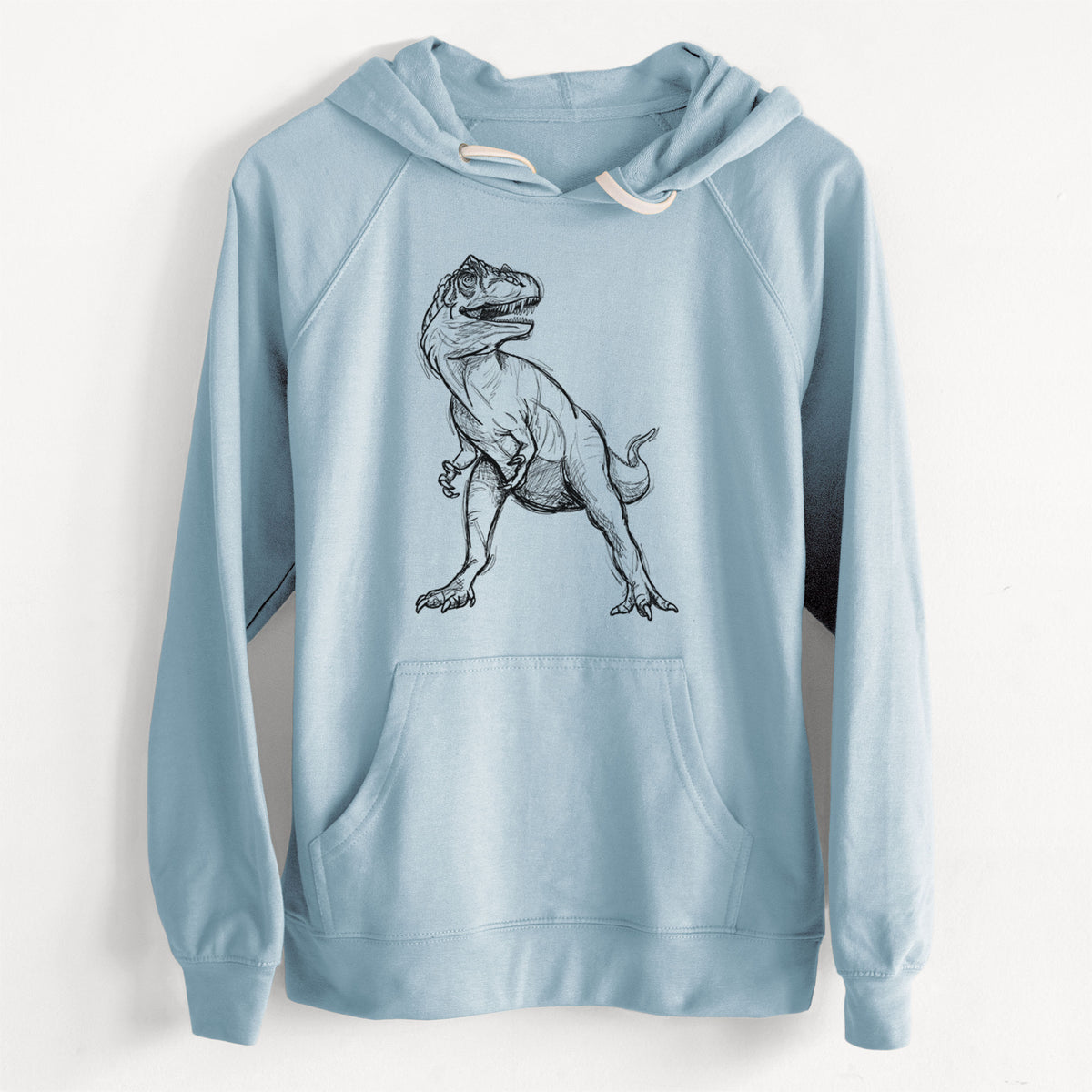 CLEARANCE - Allosaurus Fragilis  - Unisex Slim Fit Loopback Terry Hoodie