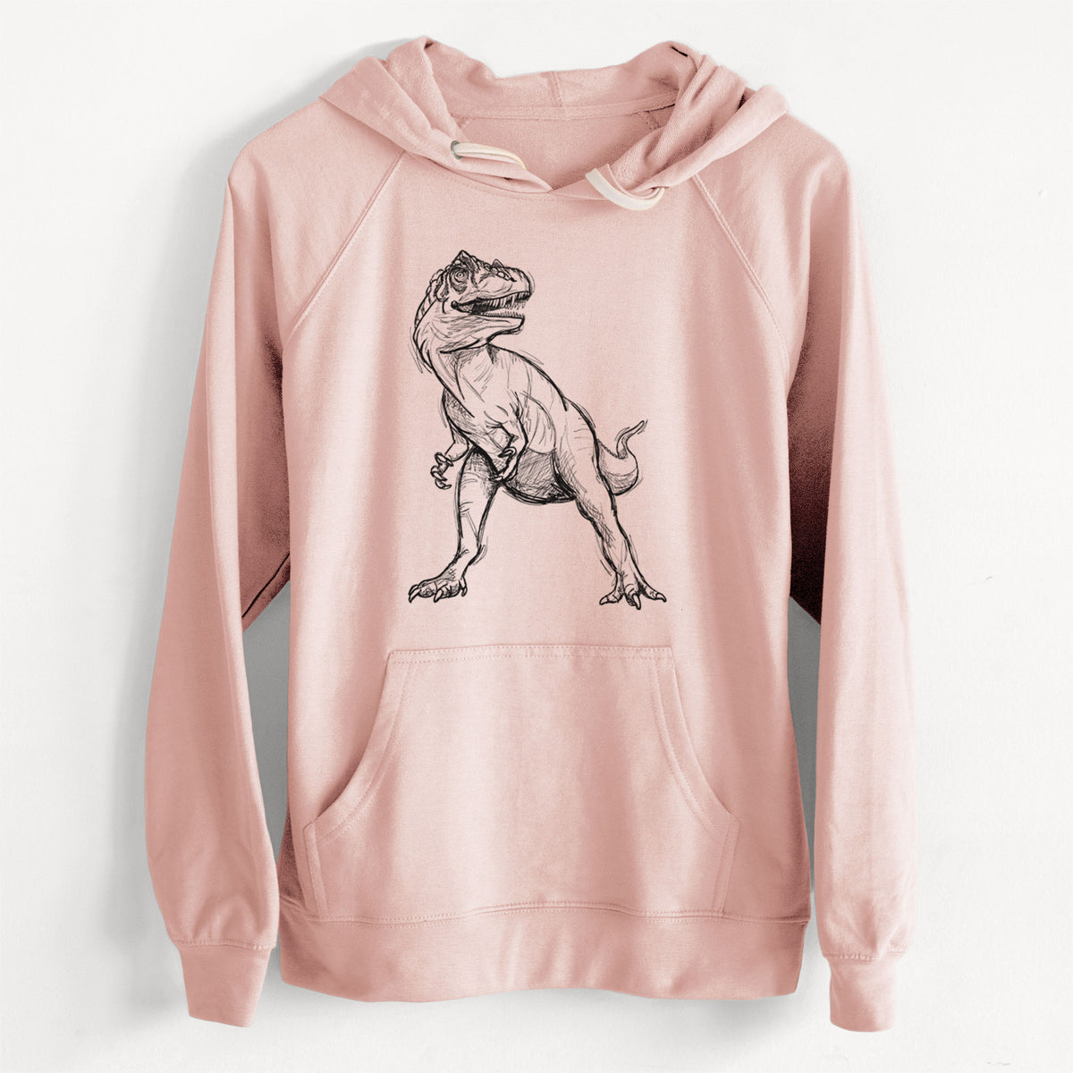 CLEARANCE - Allosaurus Fragilis  - Unisex Slim Fit Loopback Terry Hoodie