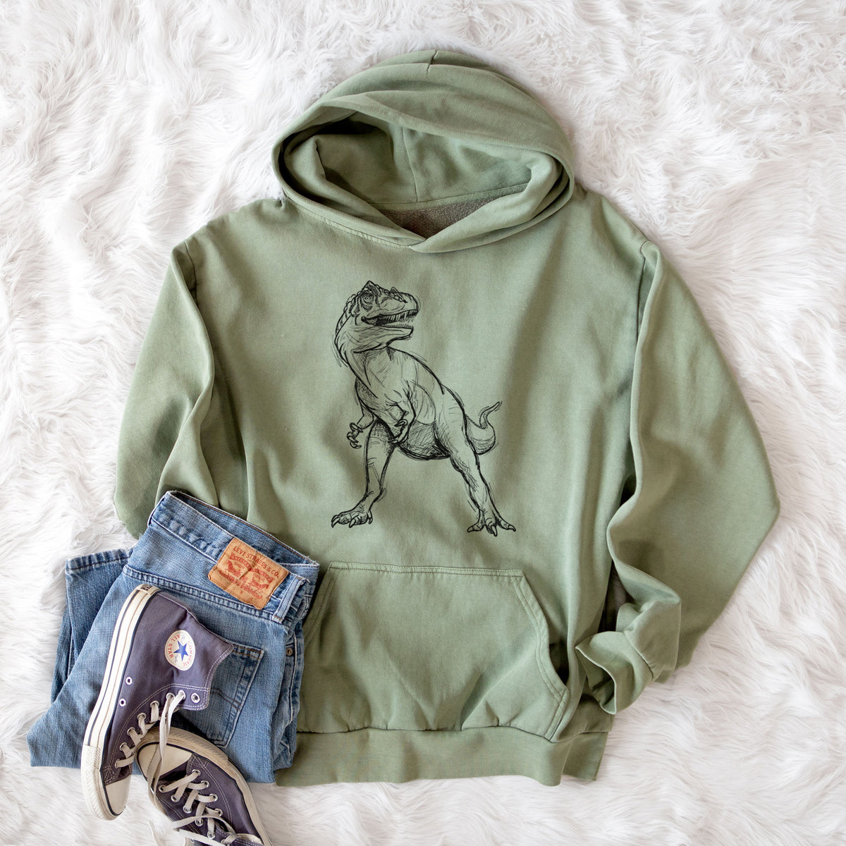 Allosaurus Fragilis  - Urban Heavyweight Hoodie