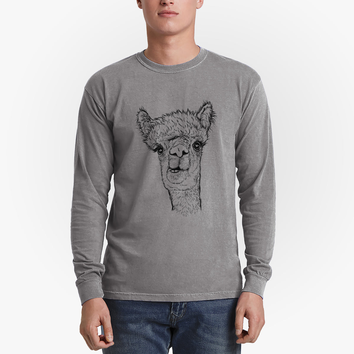 Alpaca - Men&#39;s Heavyweight 100% Cotton Long Sleeve