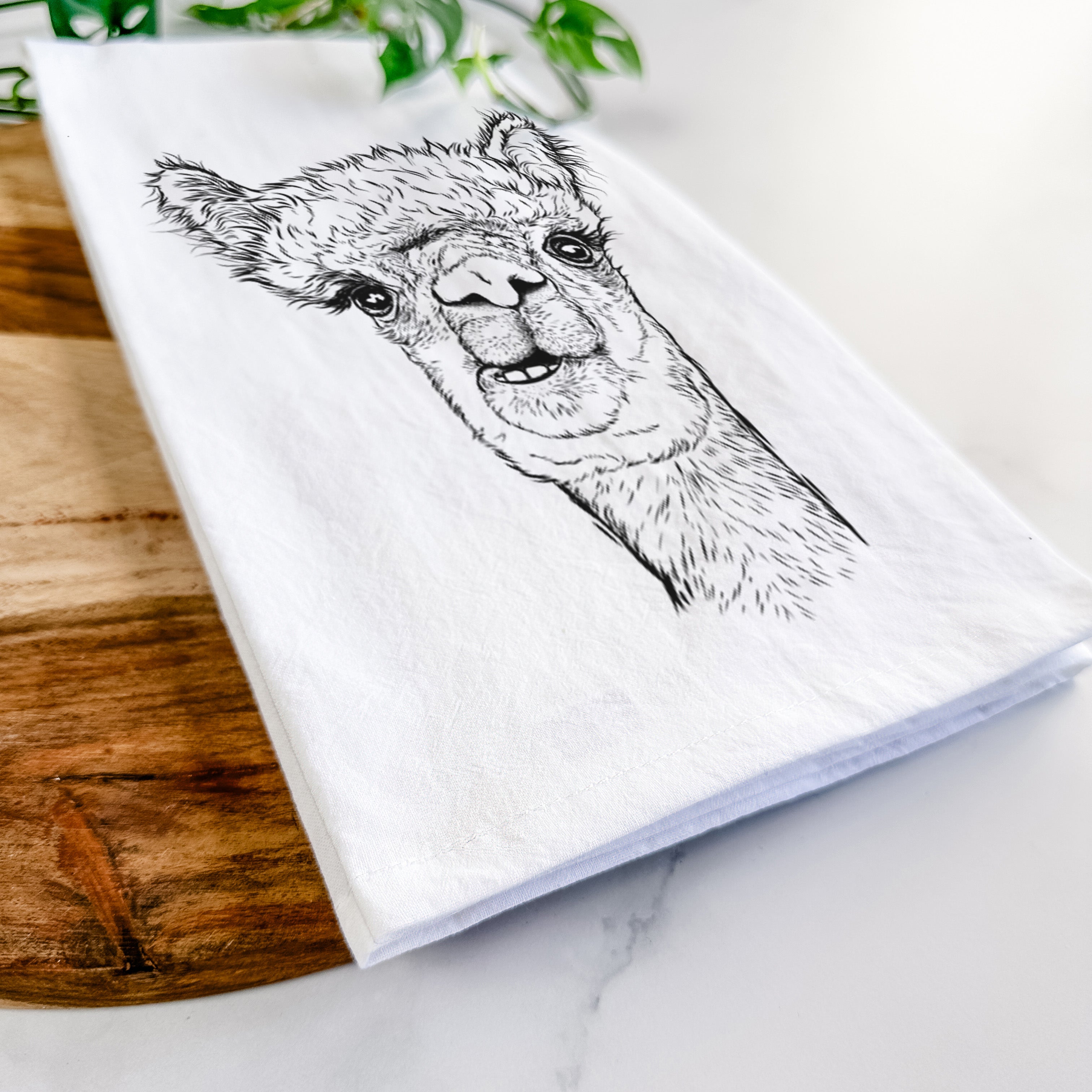 Alpaca Tea Towel