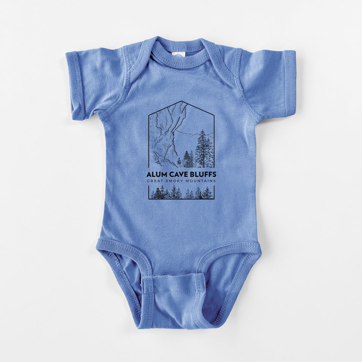 Alum Cave Bluffs - Great Smoky Mountains National Park - Baby Fine Jersey Bodysuit