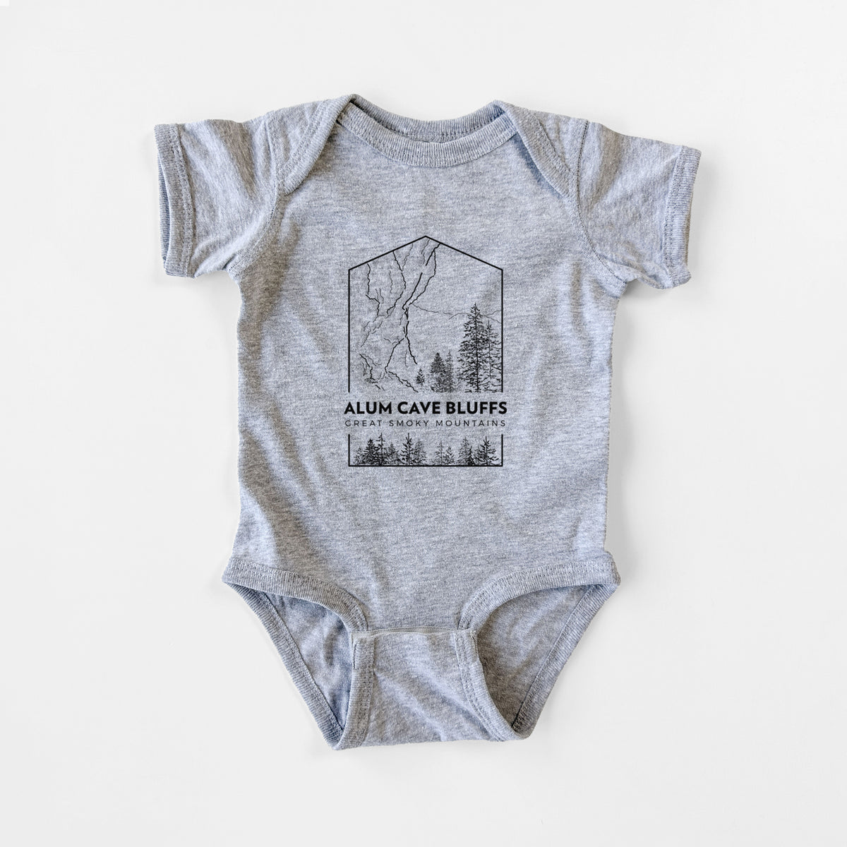 Alum Cave Bluffs - Great Smoky Mountains National Park - Baby Fine Jersey Bodysuit