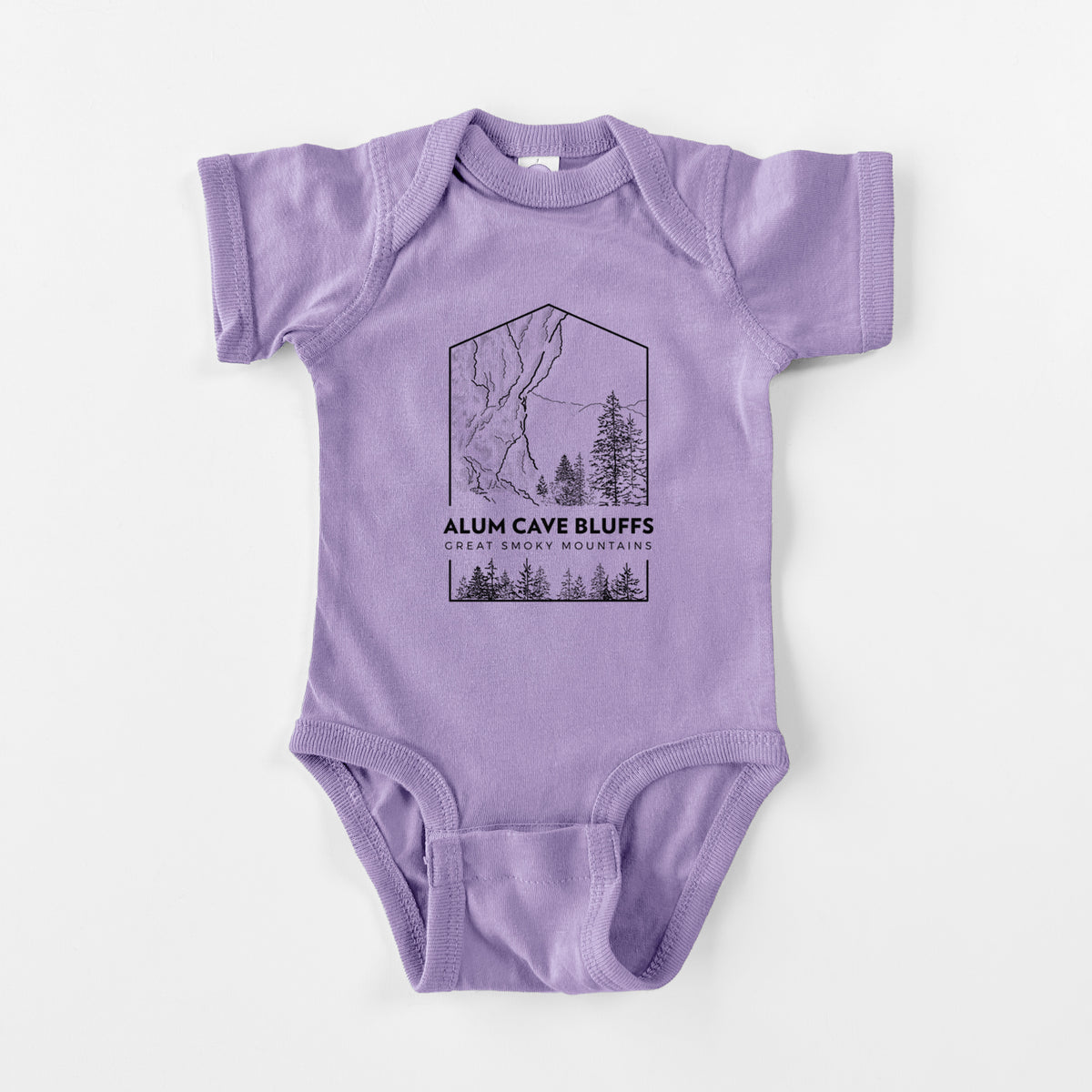 Alum Cave Bluffs - Great Smoky Mountains National Park - Baby Fine Jersey Bodysuit