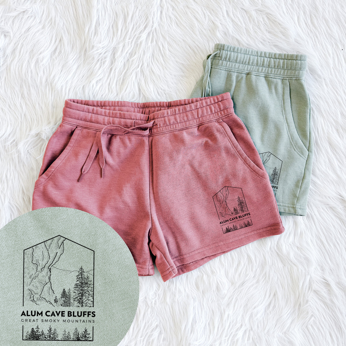 Alum Cave Bluffs - Great Smoky Mountains National Park - Women&#39;s Cali Wave Shorts