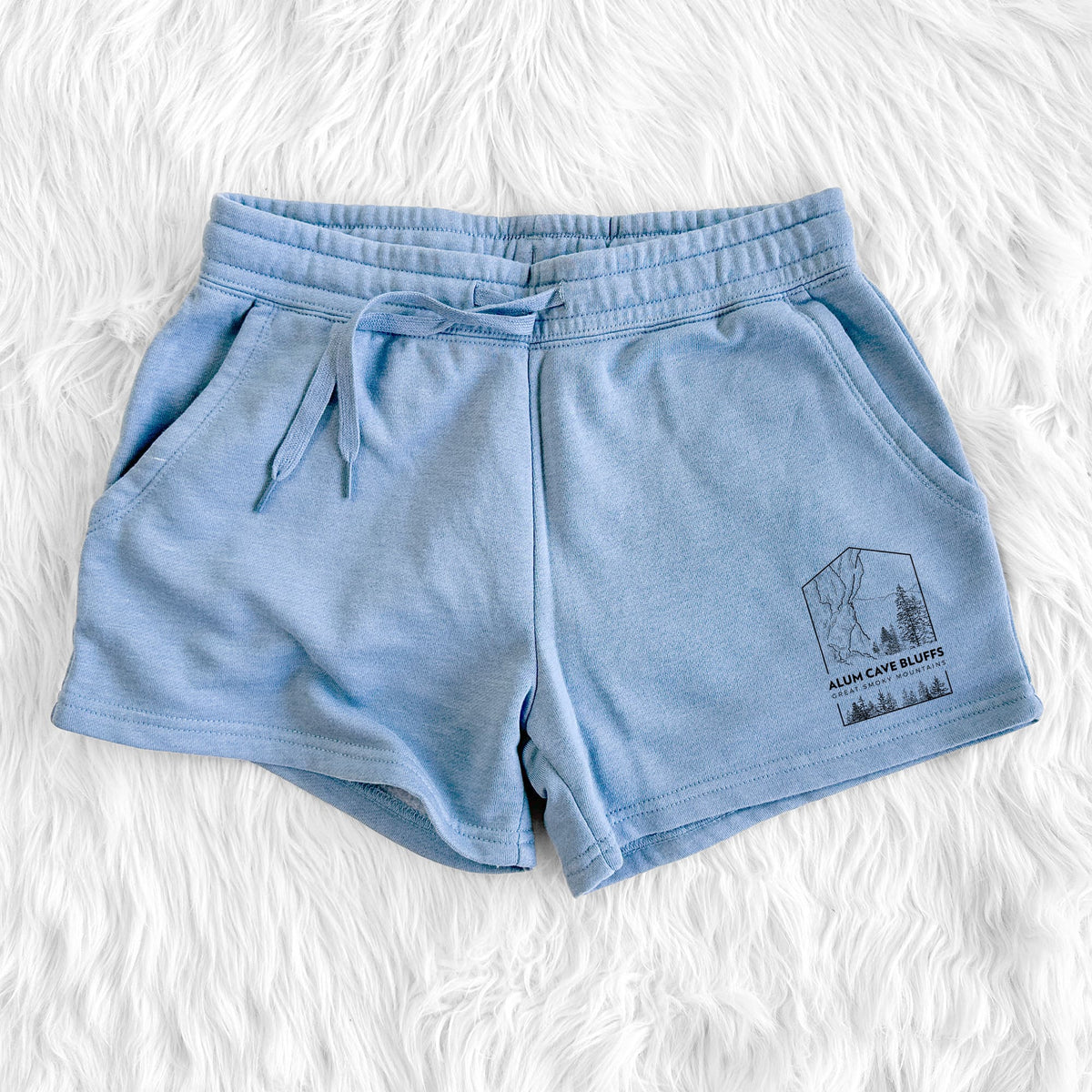 Alum Cave Bluffs - Great Smoky Mountains National Park - Women's Cali Wave Shorts