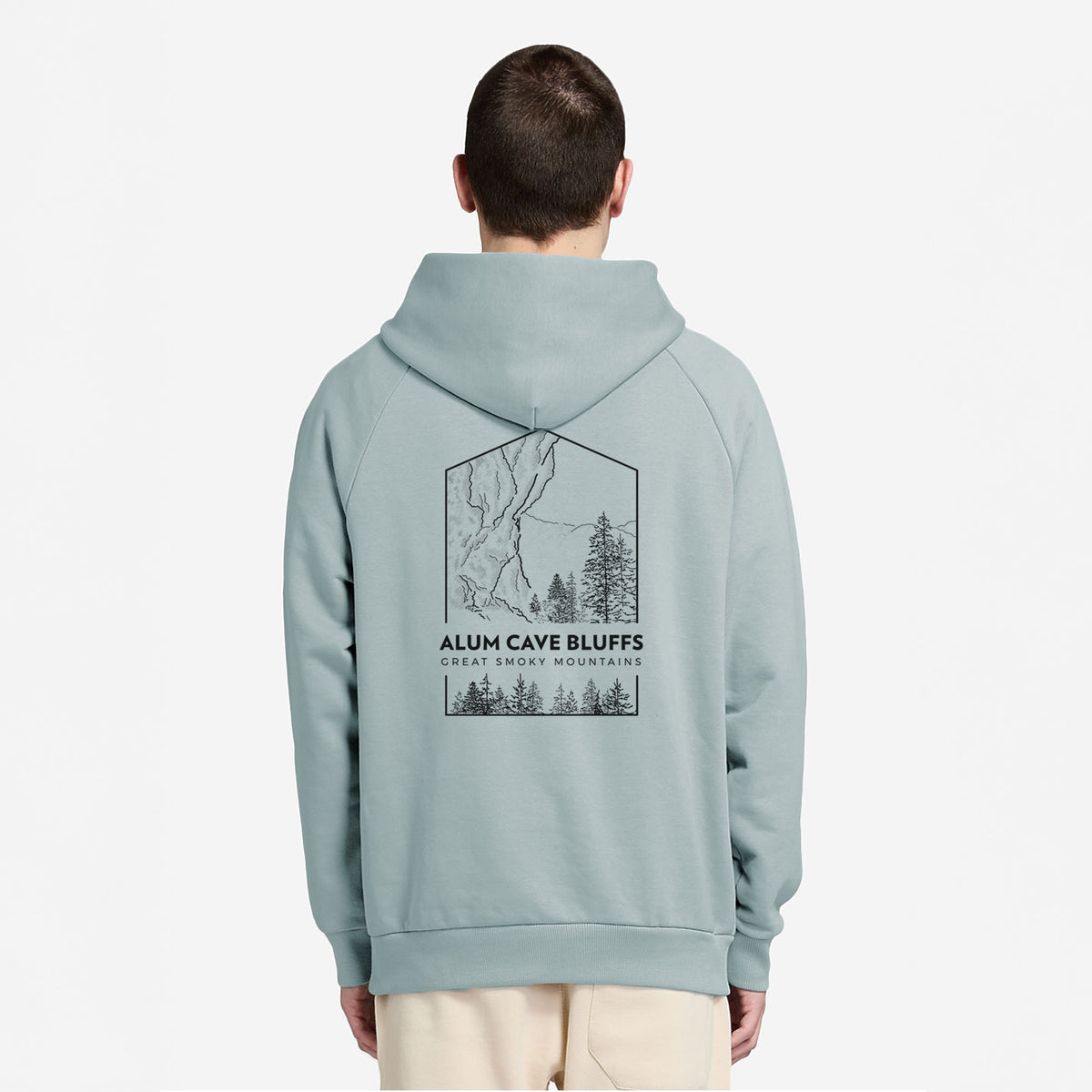 Alum Cave Bluffs - Great Smoky Mountains National Park - UltraLuxe Heavyweight French Terry Hoodie