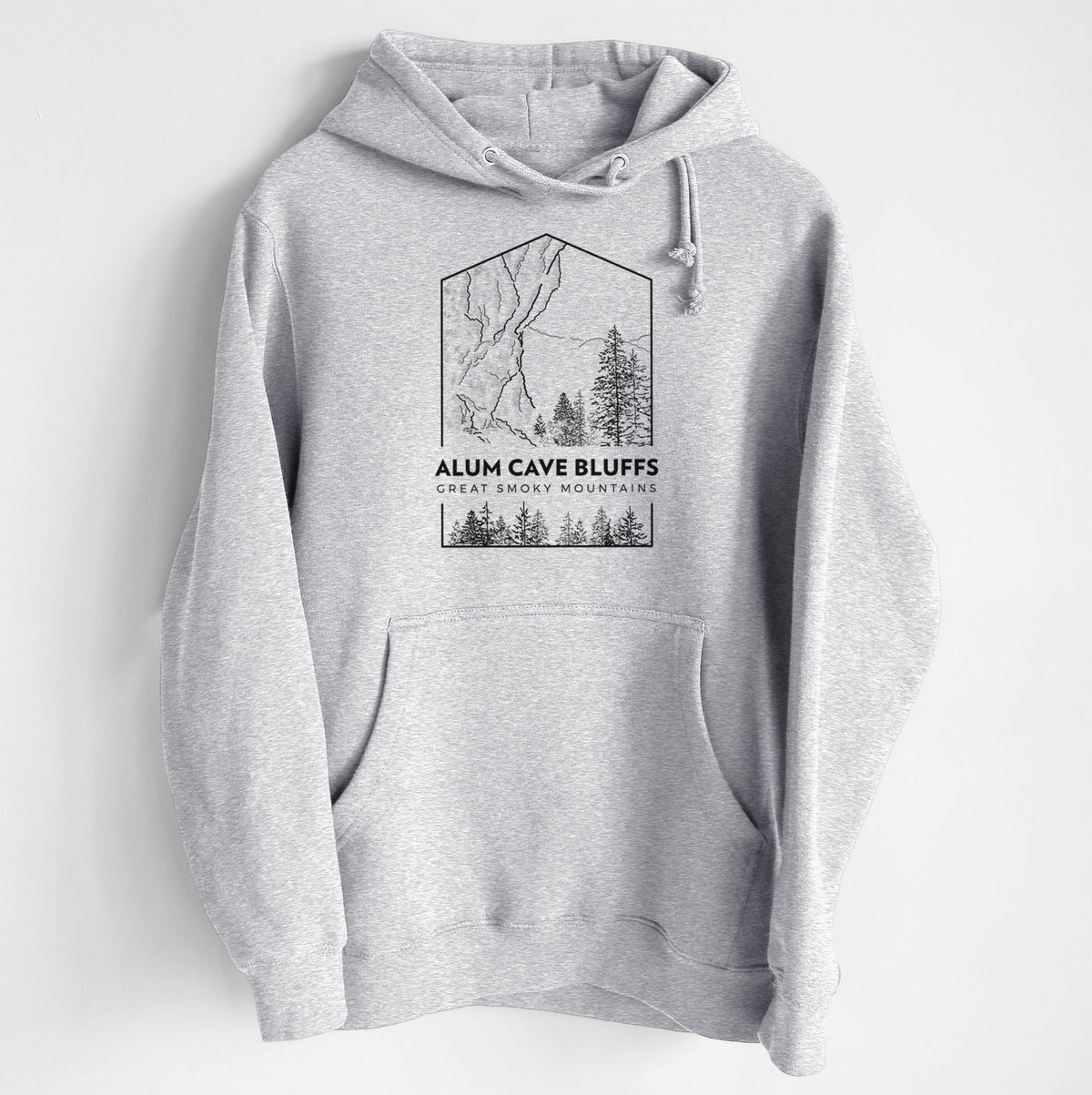 Alum Cave Bluffs - Great Smoky Mountains National Park - Heavyweight Fleece Hoodie