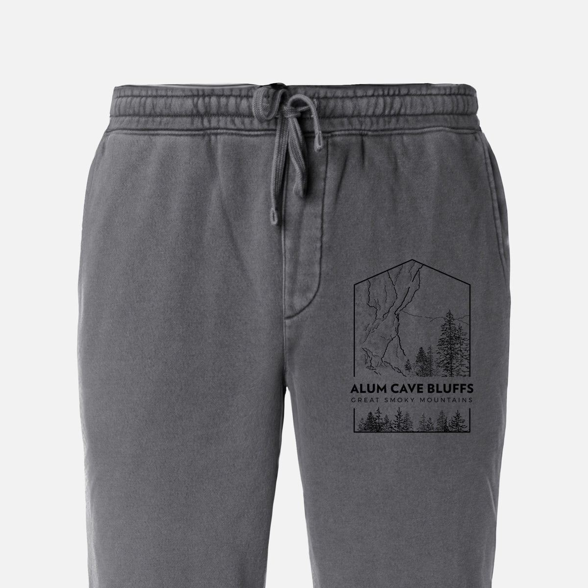 Alum Cave Bluffs - Great Smoky Mountains National Park - Unisex Pigment Dyed Sweatpants