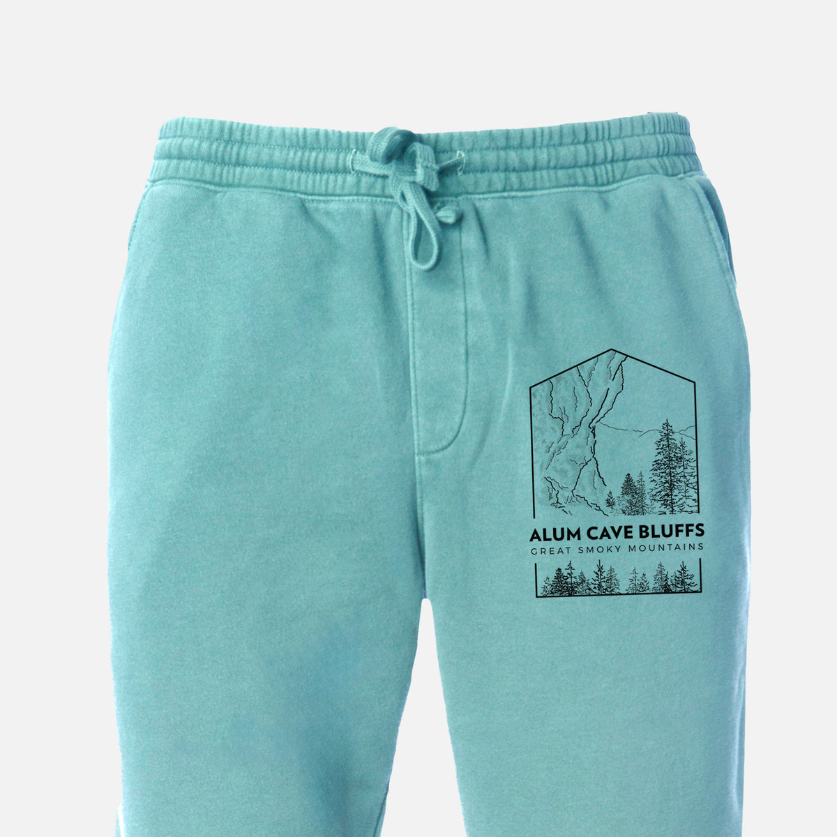 Alum Cave Bluffs - Great Smoky Mountains National Park - Unisex Pigment Dyed Sweatpants