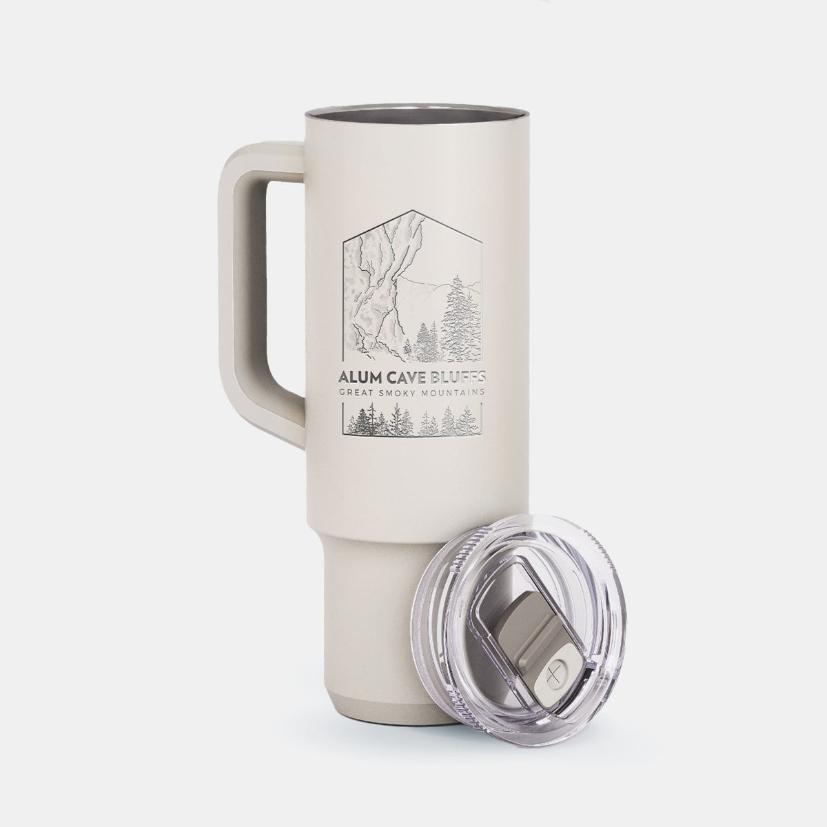 Alum Cave Bluffs - Great Smoky Mountains National Park - 40oz Skinny Recharge Tumbler