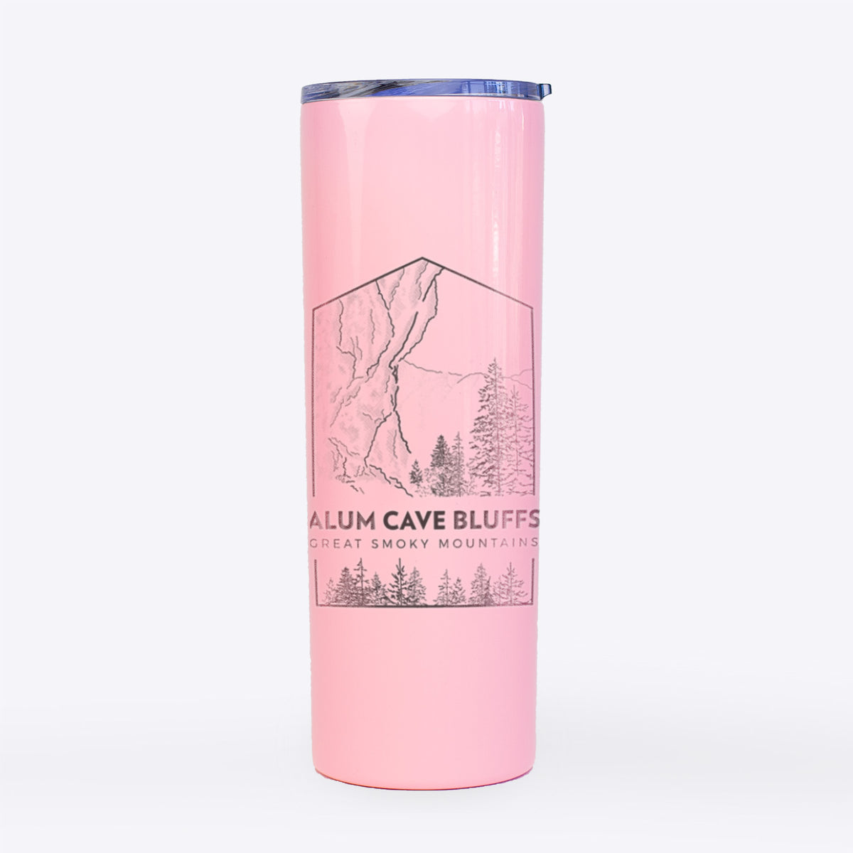 Alum Cave Bluffs - Great Smoky Mountains National Park - 20oz Skinny Tumbler