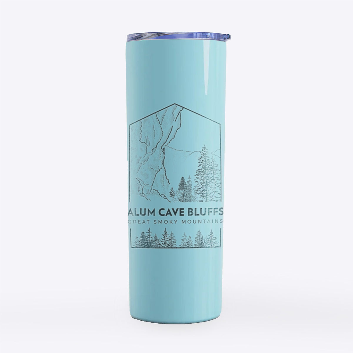 Alum Cave Bluffs - Great Smoky Mountains National Park - 20oz Skinny Tumbler