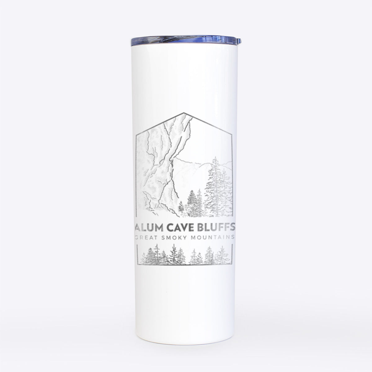 Alum Cave Bluffs - Great Smoky Mountains National Park - 20oz Skinny Tumbler