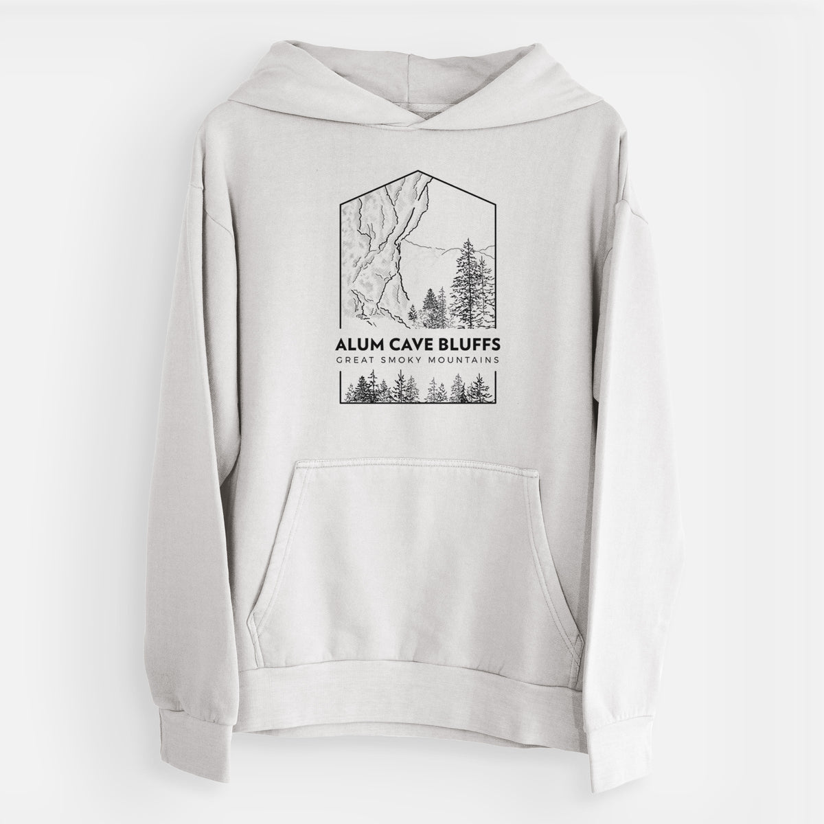 Alum Cave Bluffs - Great Smoky Mountains National Park  - Urban Heavyweight Hoodie