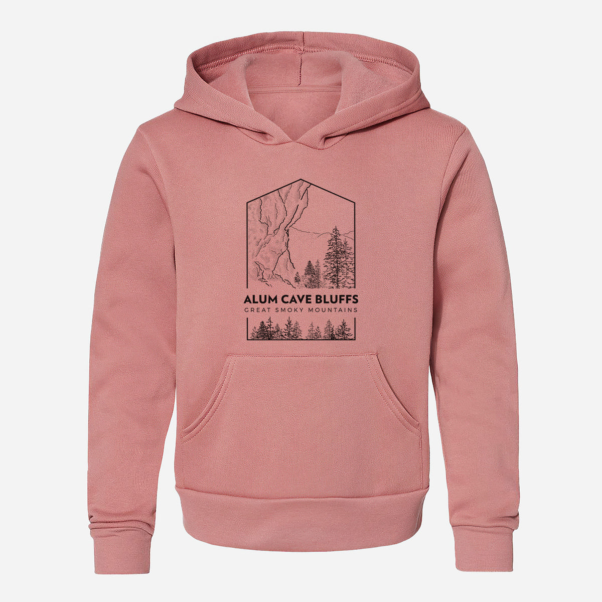 Alum Cave Bluffs - Great Smoky Mountains National Park - Youth Hoodie Sweatshirt