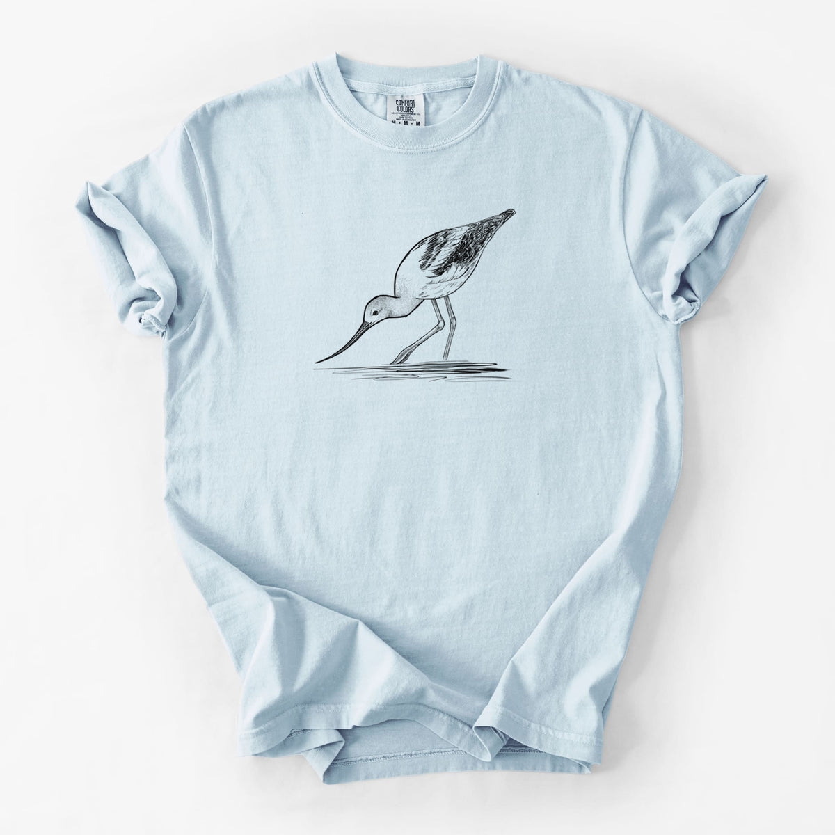 American Avocet - Recurvirostra americana - Unisex Comfort Colors Garment-Dyed Heavyweight T-shirt