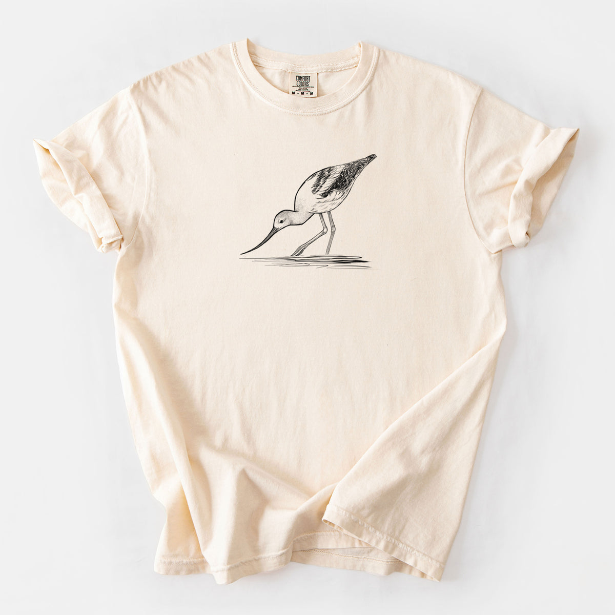 American Avocet - Recurvirostra americana - Unisex Comfort Colors Garment-Dyed Heavyweight T-shirt