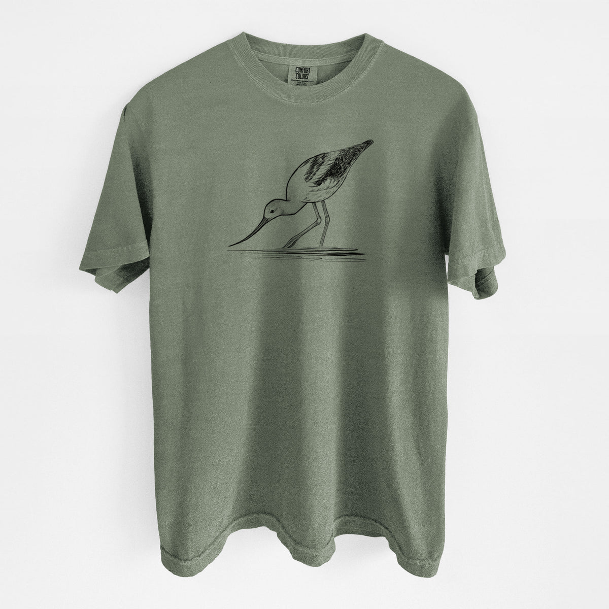 American Avocet - Recurvirostra americana - Unisex Comfort Colors Garment-Dyed Heavyweight T-shirt