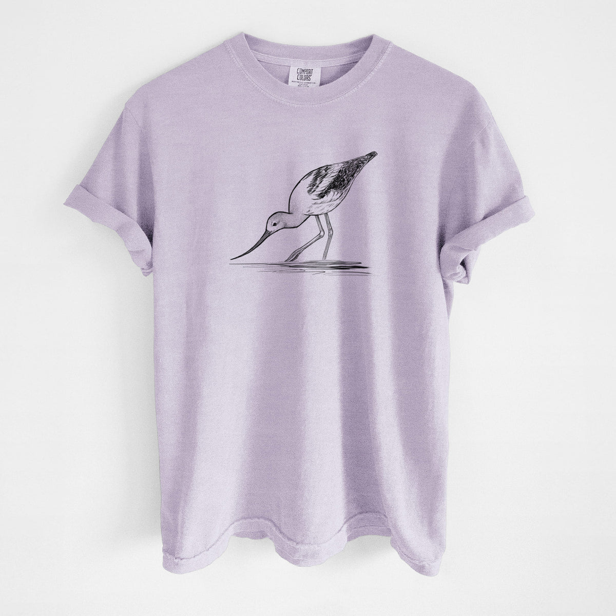 American Avocet - Recurvirostra americana - Unisex Comfort Colors Garment-Dyed Heavyweight T-shirt