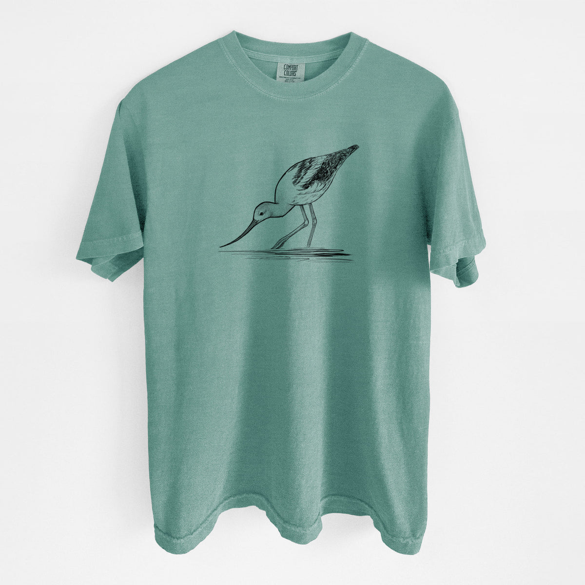 American Avocet - Recurvirostra americana - Unisex Comfort Colors Garment-Dyed Heavyweight T-shirt