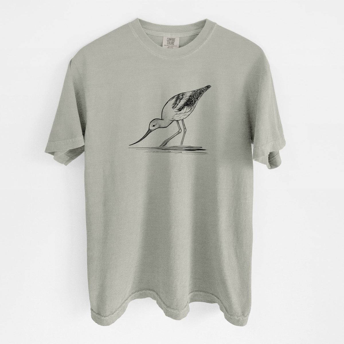 American Avocet - Recurvirostra americana - Unisex Comfort Colors Garment-Dyed Heavyweight T-shirt