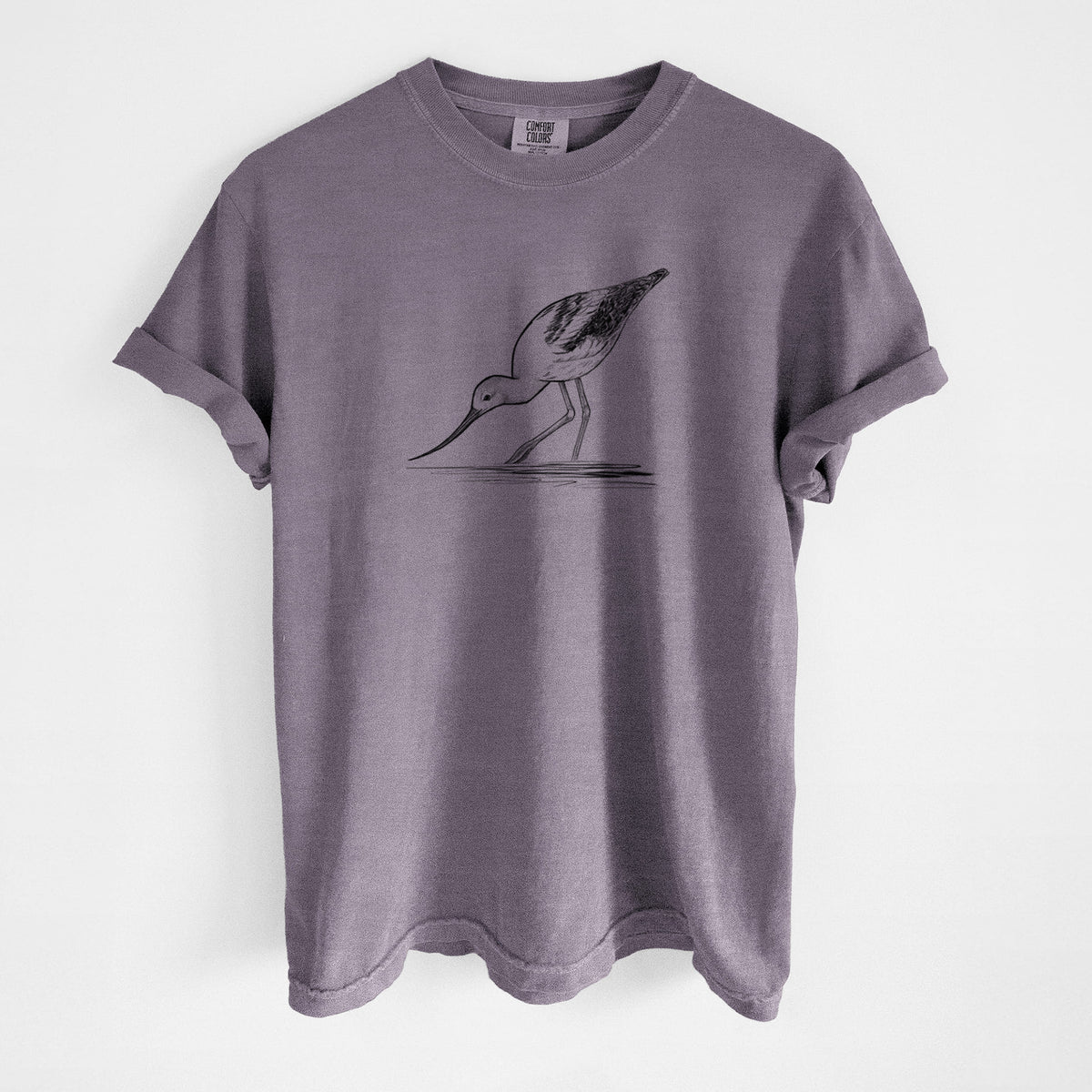 American Avocet - Recurvirostra americana - Unisex Comfort Colors Garment-Dyed Heavyweight T-shirt