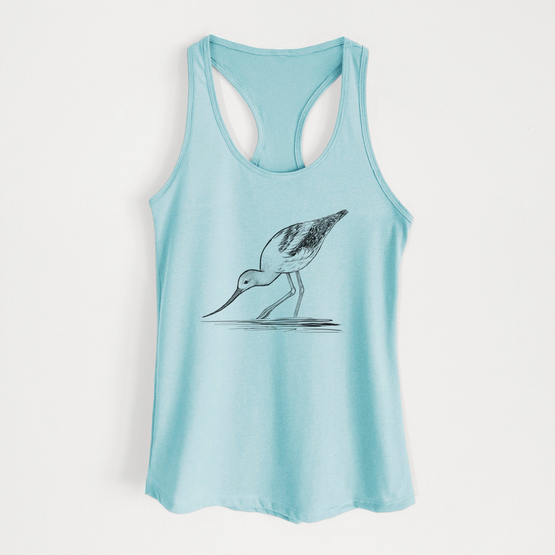 American Avocet - Recurvirostra americana - Women's Racerback Tanktop
