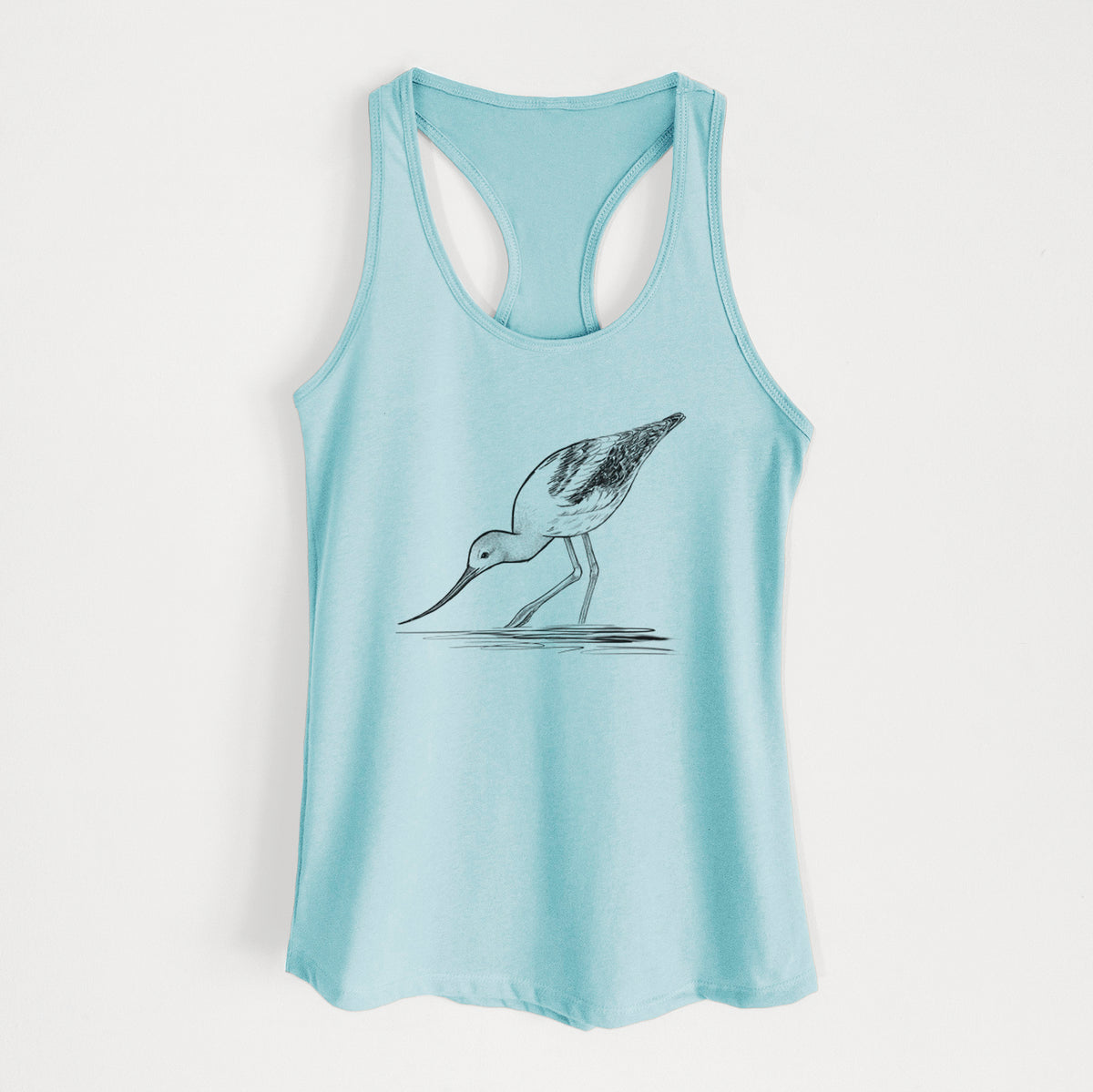 American Avocet - Recurvirostra americana - Women&#39;s Racerback Tanktop