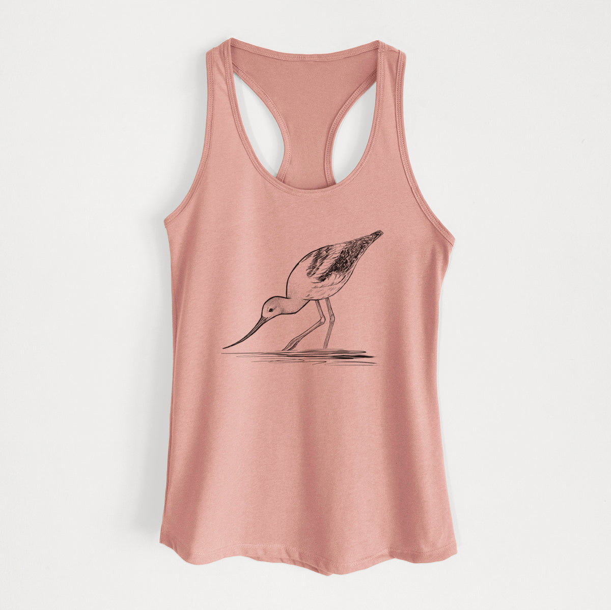 American Avocet - Recurvirostra americana - Women&#39;s Racerback Tanktop