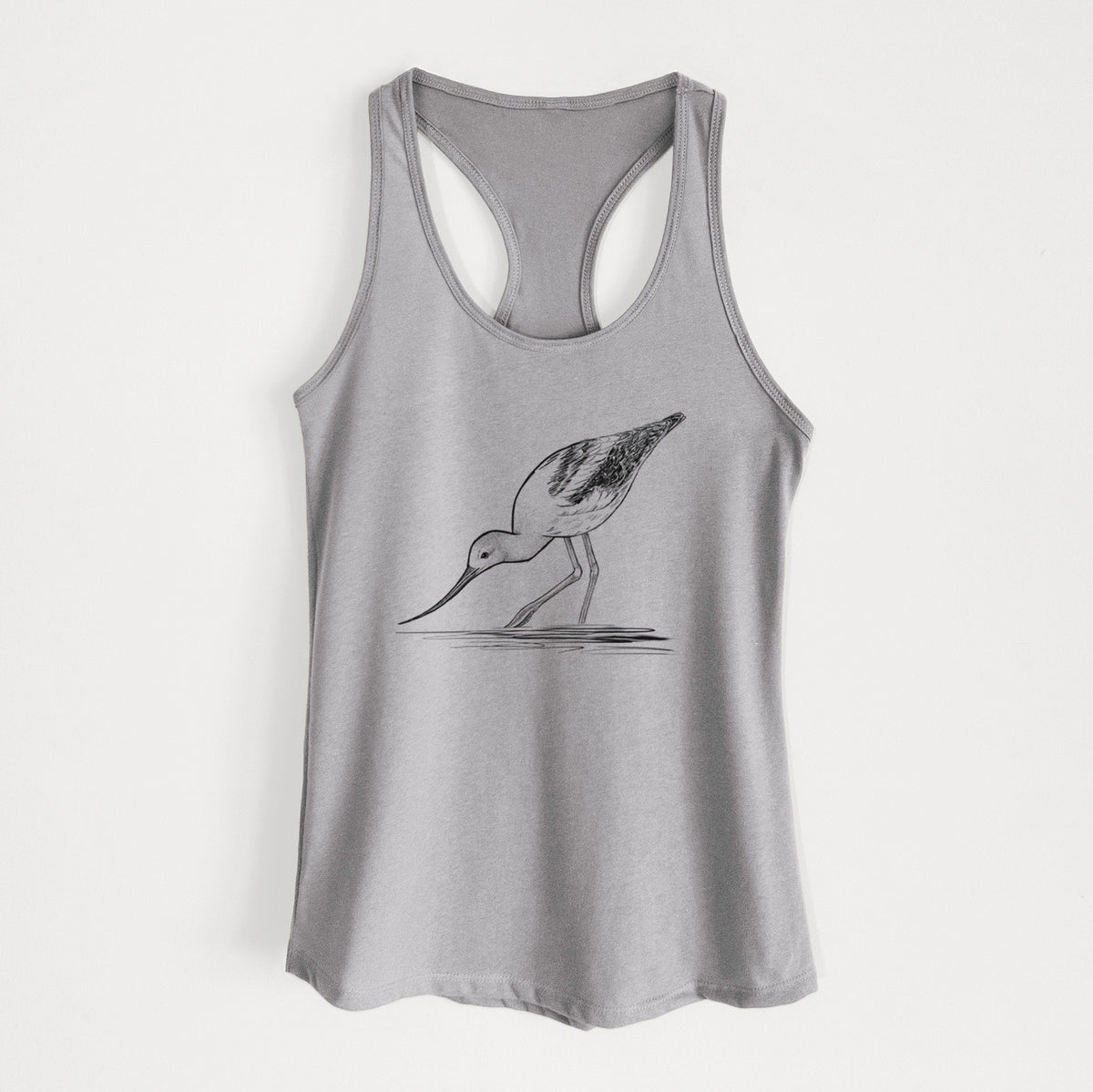 American Avocet - Recurvirostra americana - Women&#39;s Racerback Tanktop