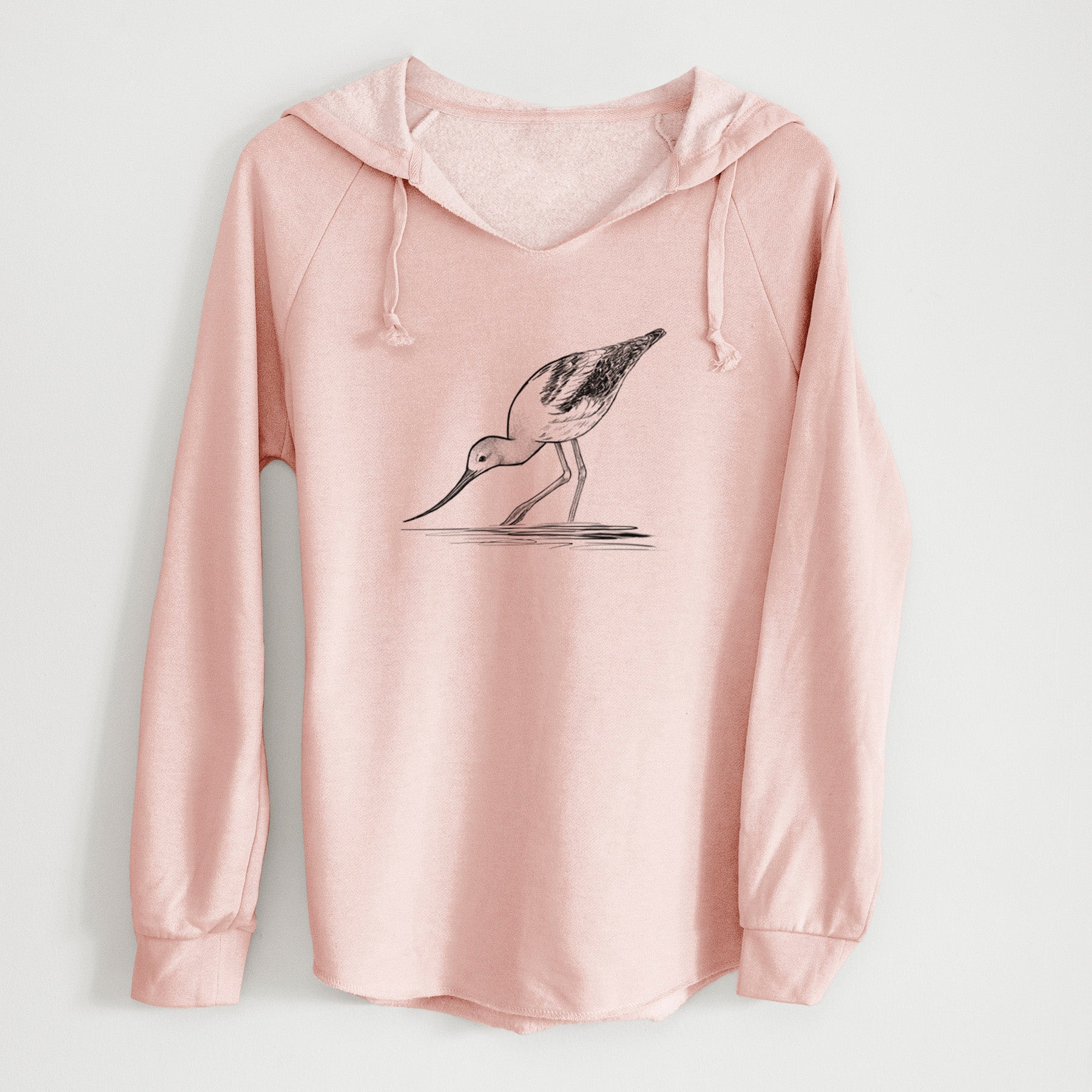 American Avocet - Recurvirostra americana - Cali Wave Hooded Sweatshirt