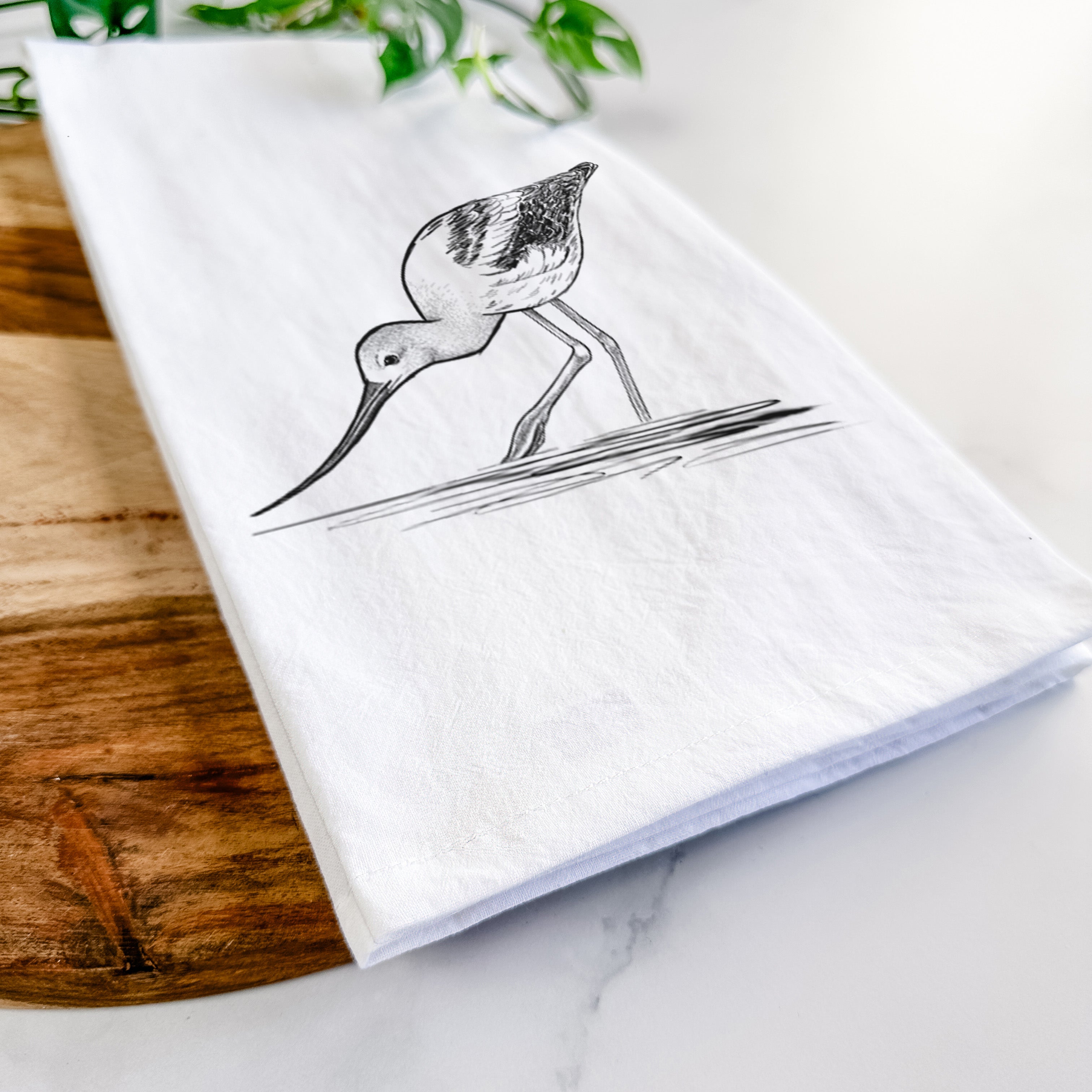 American Avocet - Recurvirostra americana Tea Towel