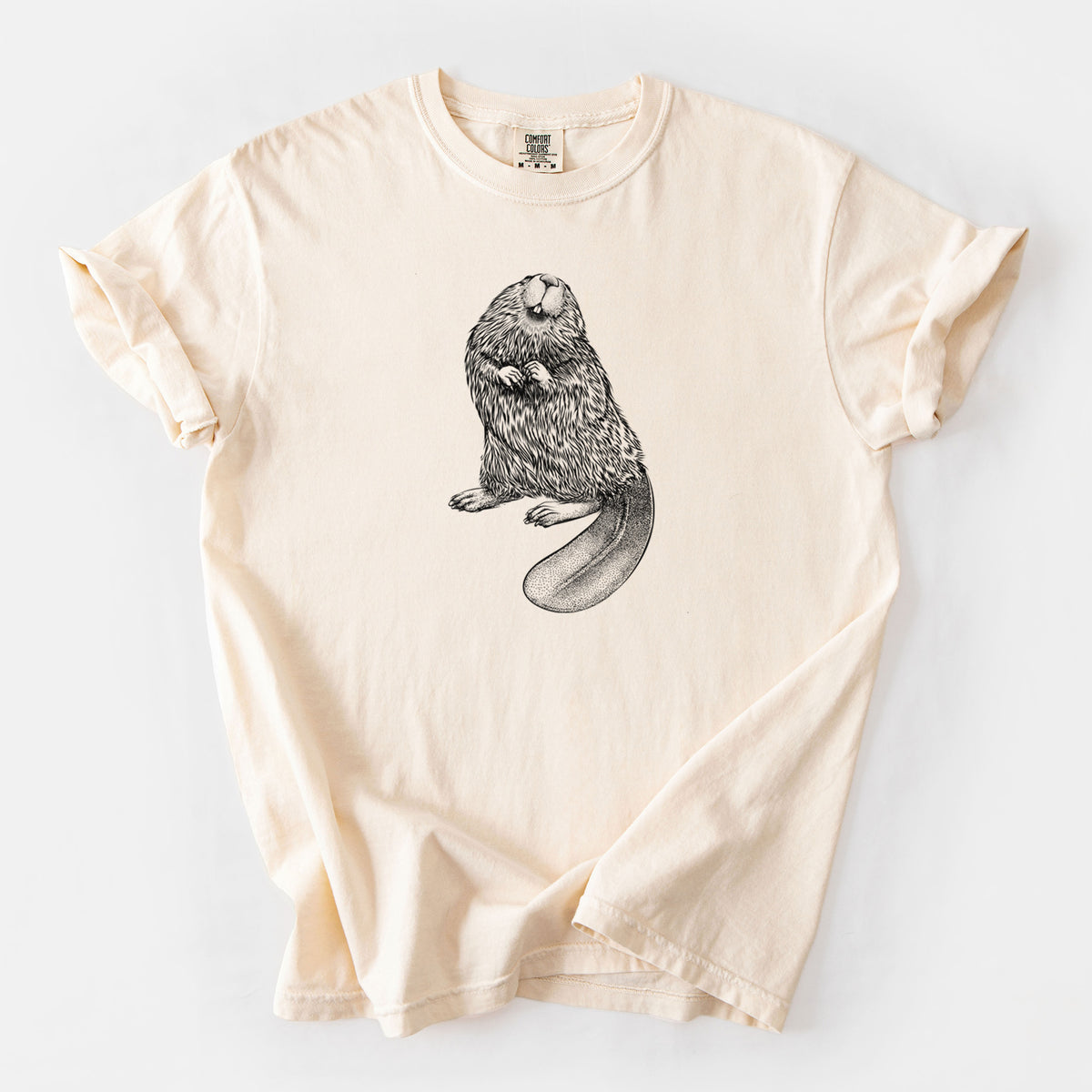 North American Beaver - Castor canadensis - Unisex Comfort Colors Garment-Dyed Heavyweight T-shirt