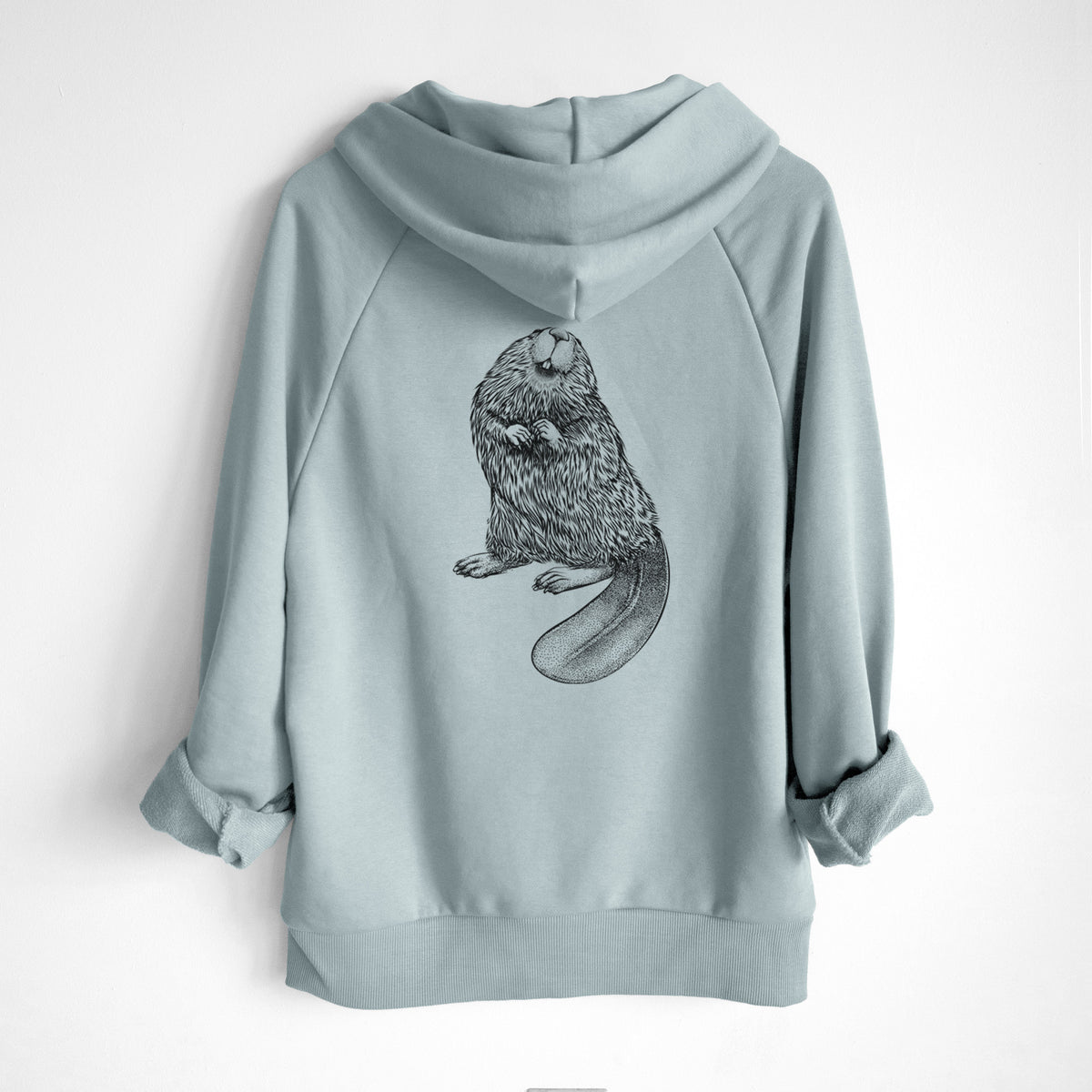 North American Beaver - Castor canadensis - UltraLuxe Heavyweight French Terry Hoodie