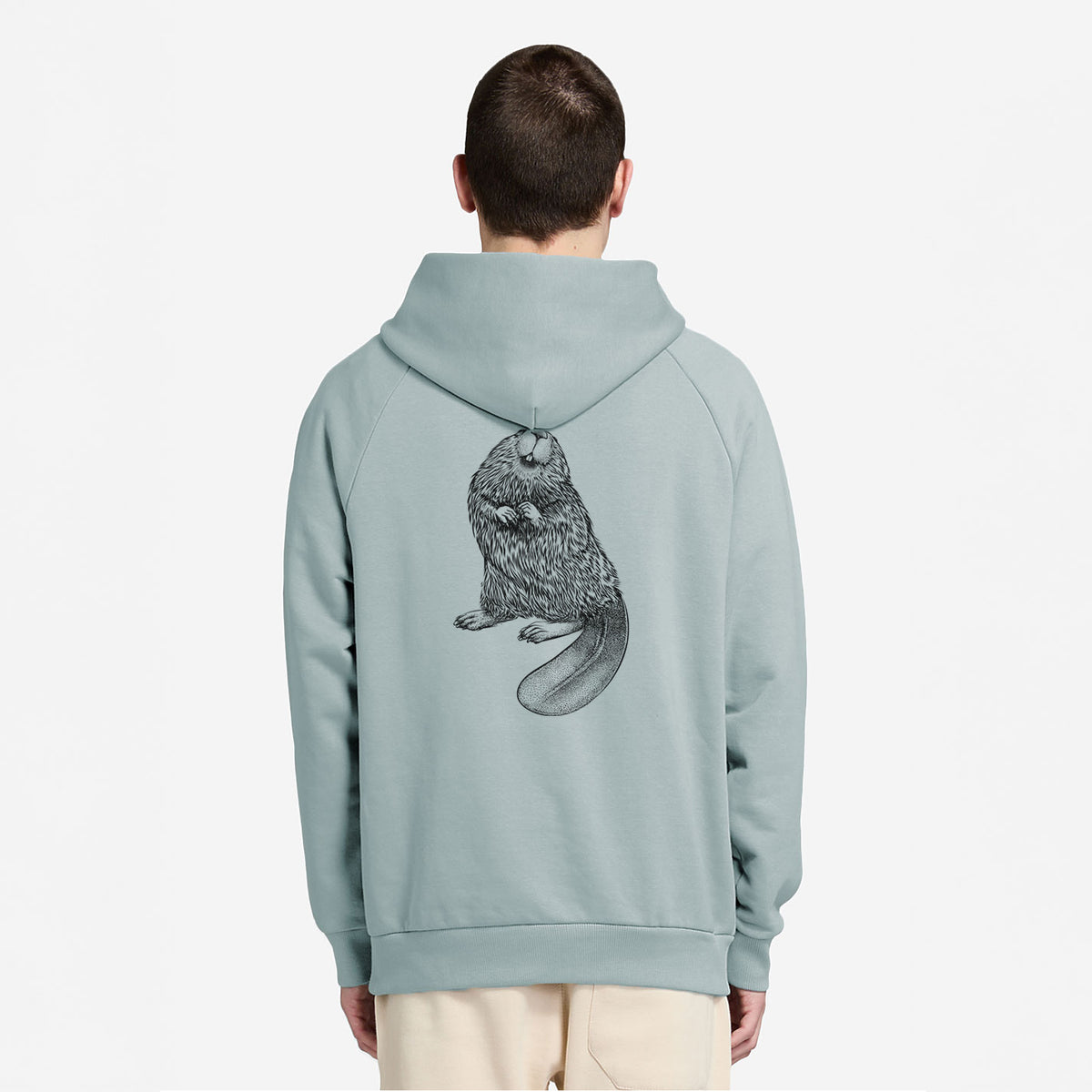 North American Beaver - Castor canadensis - UltraLuxe Heavyweight French Terry Hoodie