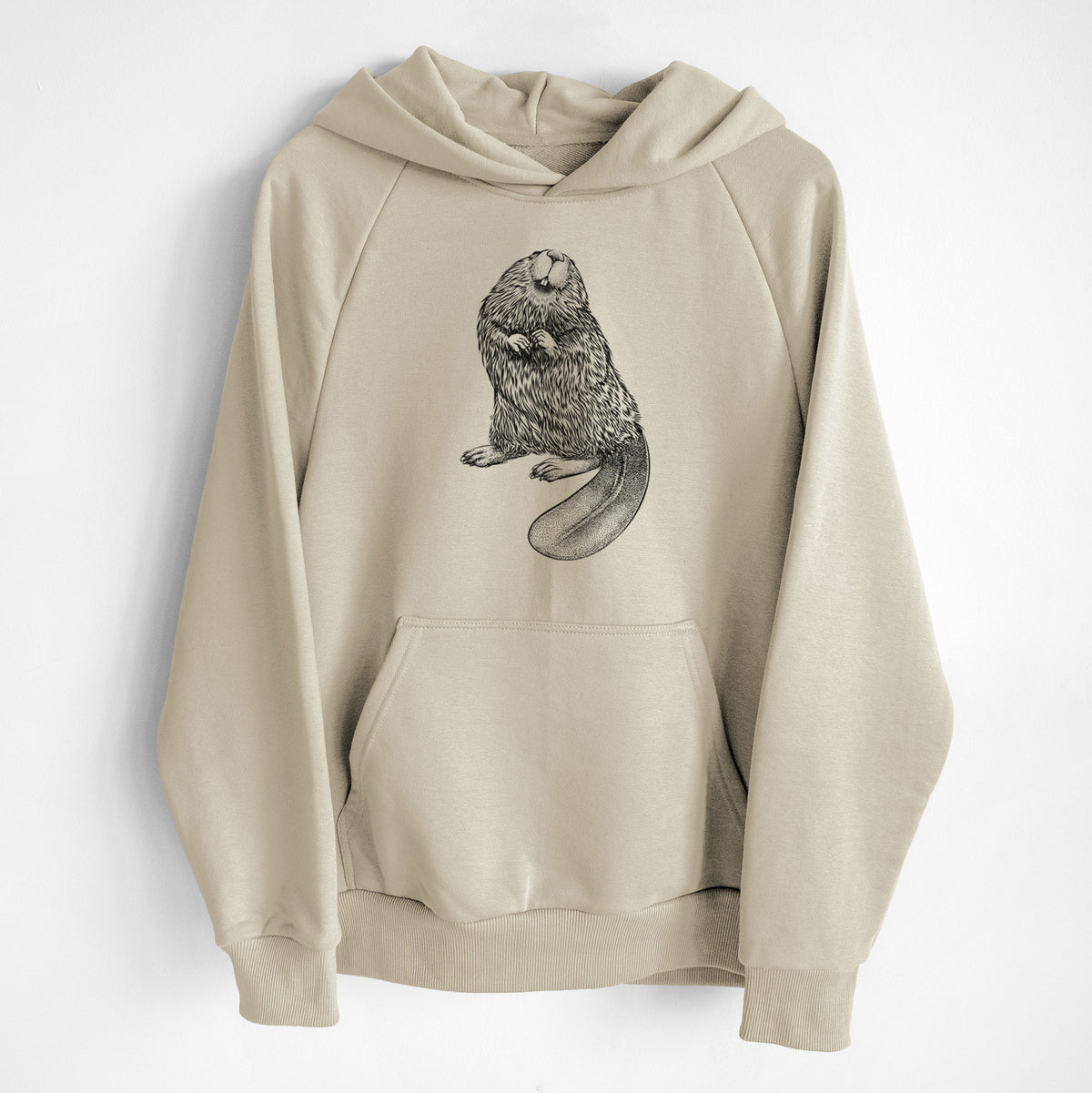 North American Beaver - Castor canadensis - UltraLuxe Heavyweight French Terry Hoodie