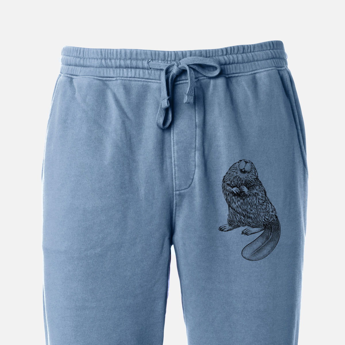 North American Beaver - Castor canadensis - Unisex Pigment Dyed Sweatpants