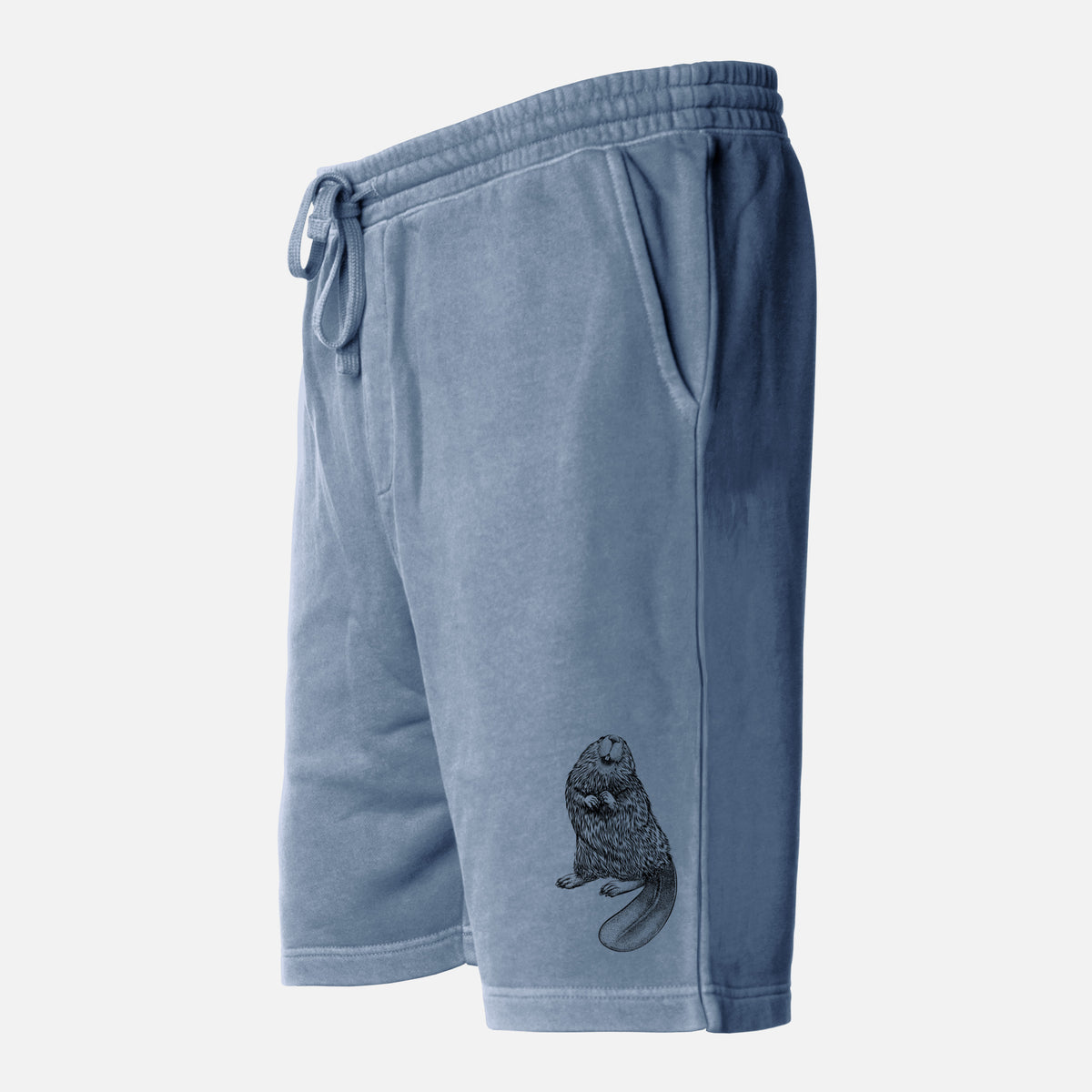 North American Beaver - Castor canadensis - Unisex Pigment Dyed Shorts