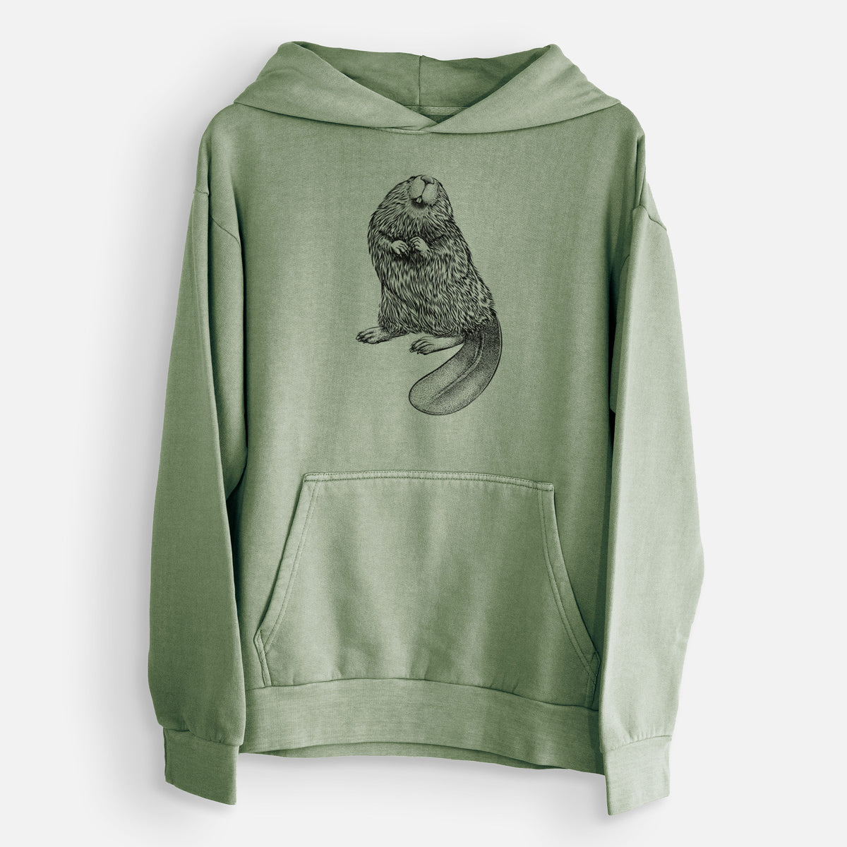 North American Beaver - Castor canadensis  - Urban Heavyweight Hoodie