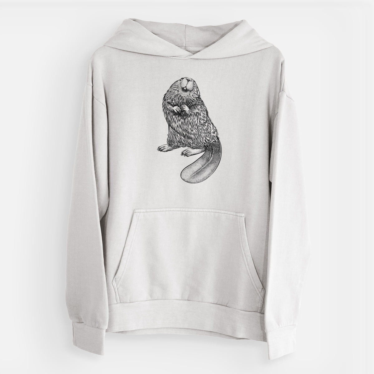 North American Beaver - Castor canadensis  - Urban Heavyweight Hoodie