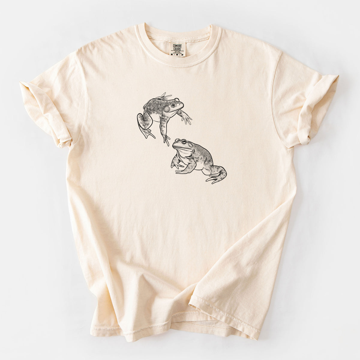 American Bullfrogs - Lithobates catesbeianus - Unisex Comfort Colors Garment-Dyed Heavyweight T-shirt