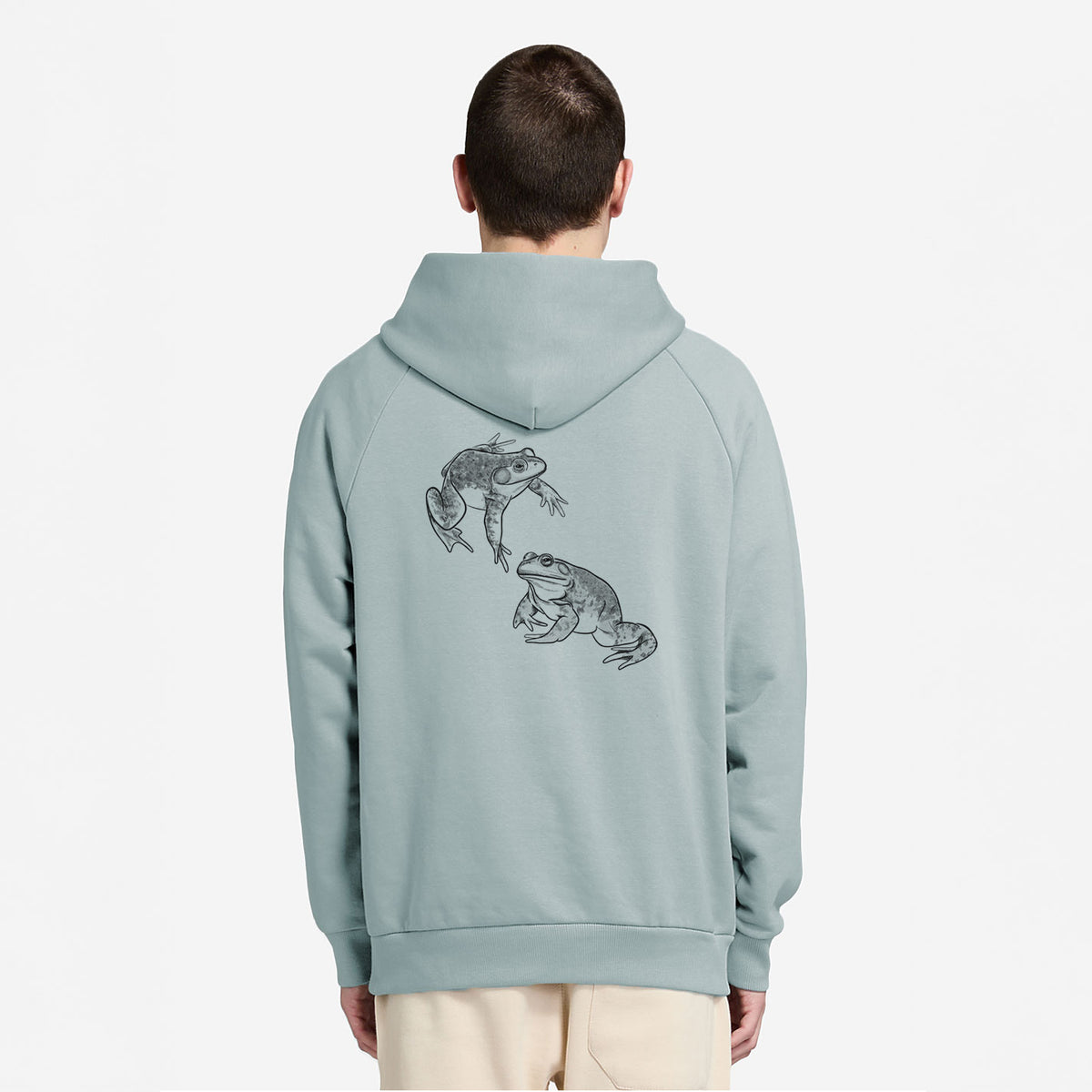 American Bullfrogs - Lithobates catesbeianus - UltraLuxe Heavyweight French Terry Hoodie