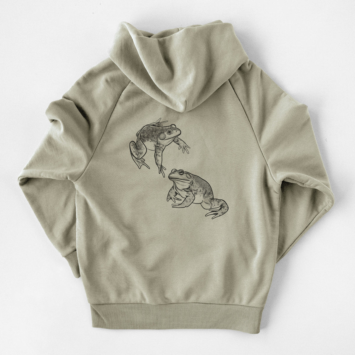 American Bullfrogs - Lithobates catesbeianus - UltraLuxe Heavyweight French Terry Hoodie