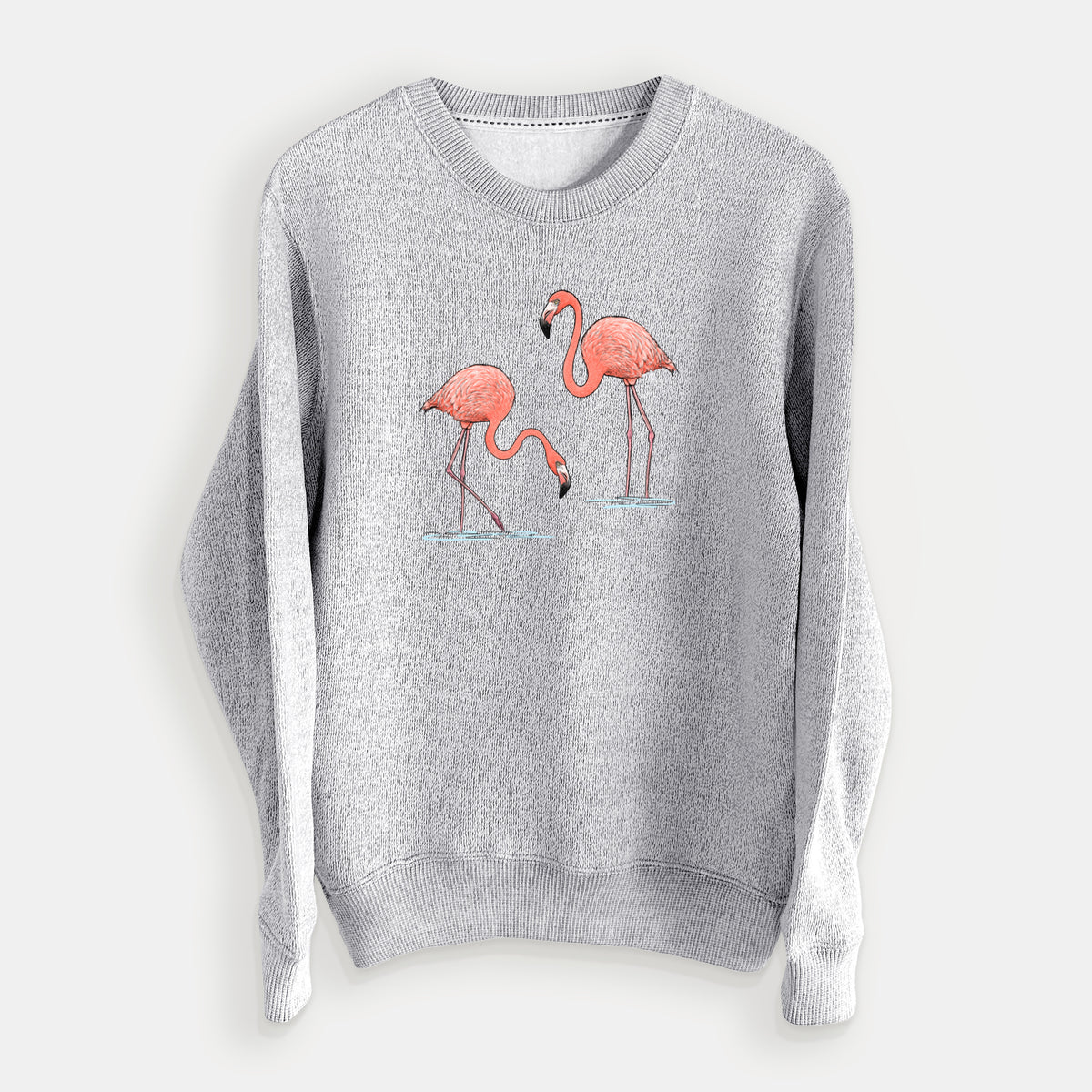 American Flamingos - Phoenicopterus ruber - Knit Sweatshirt